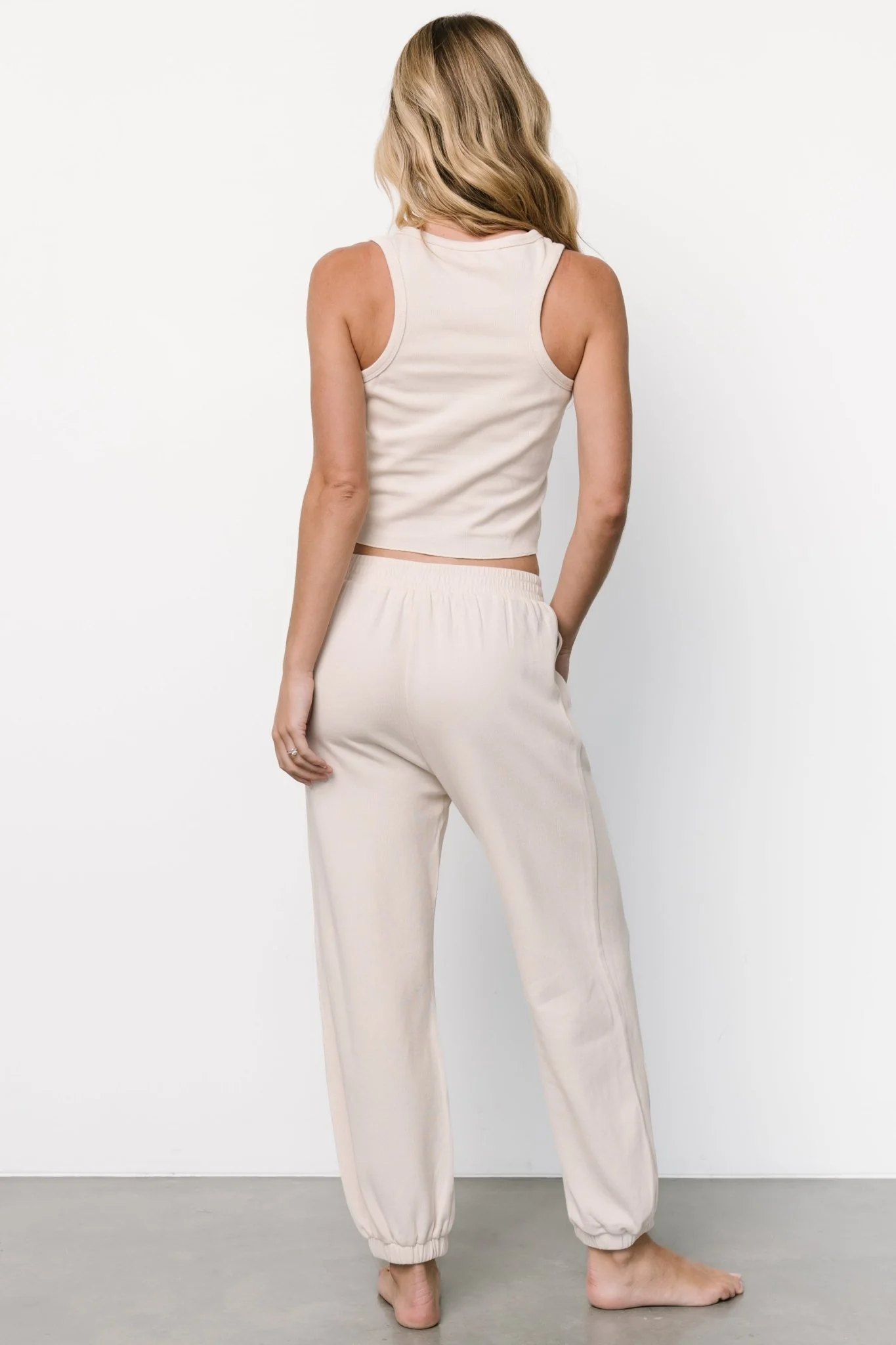 Kellen Tank + Jogger Set | Natural