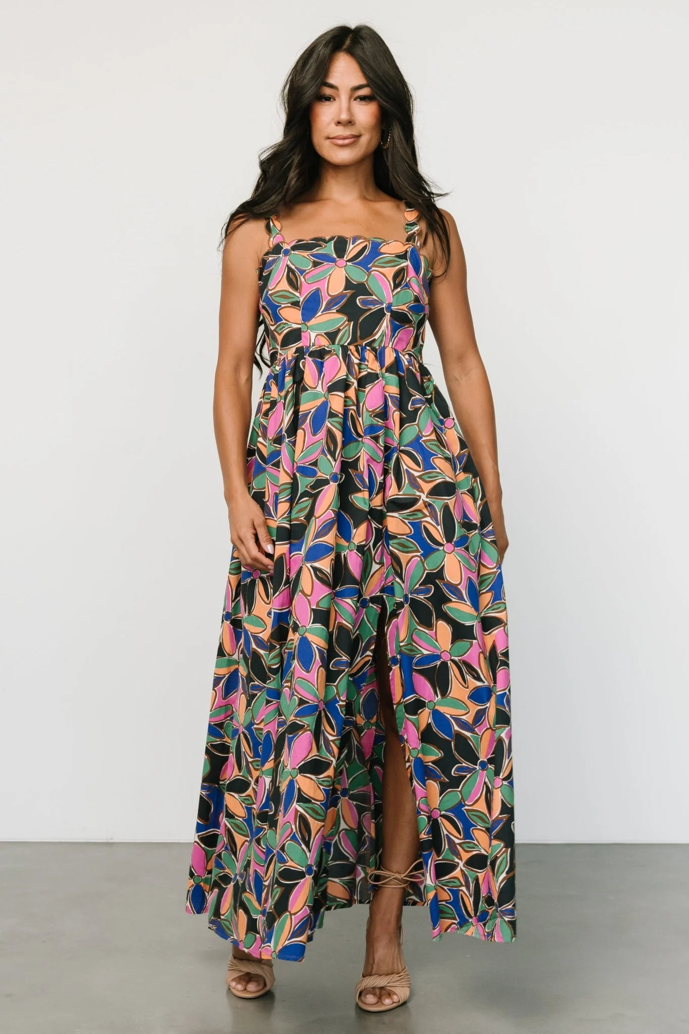 Frida Tank Maxi Dress | Multi Print