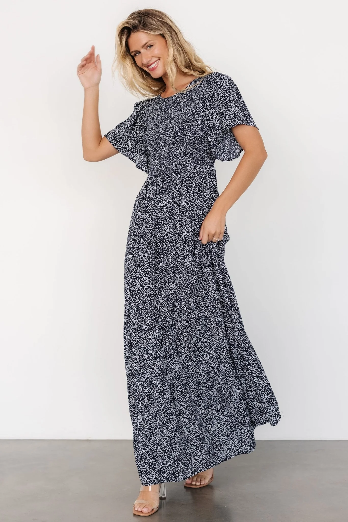 Eliza Maxi Dress | Midnight Print