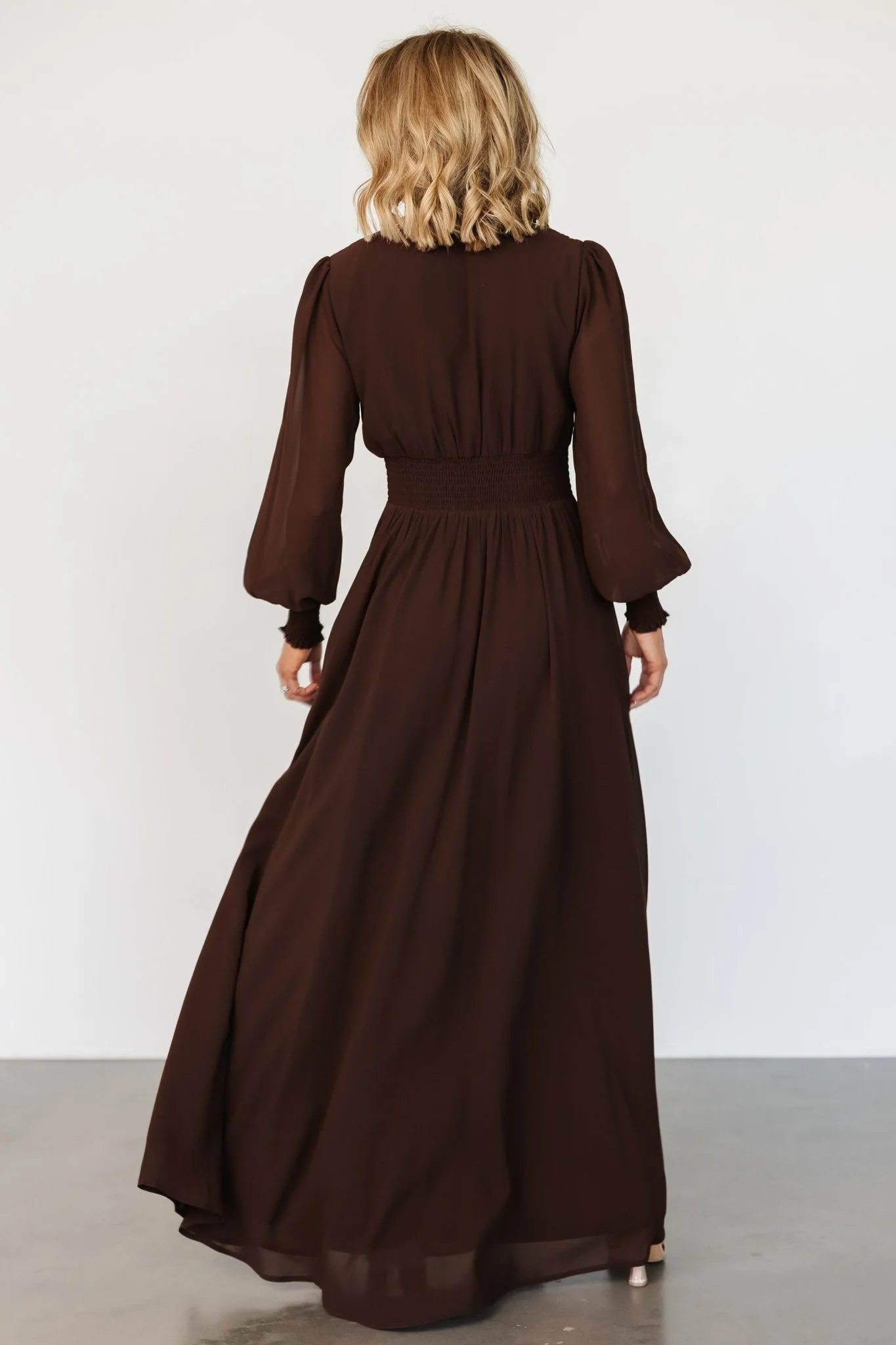 Olivia Maxi Dress | Dark Brown