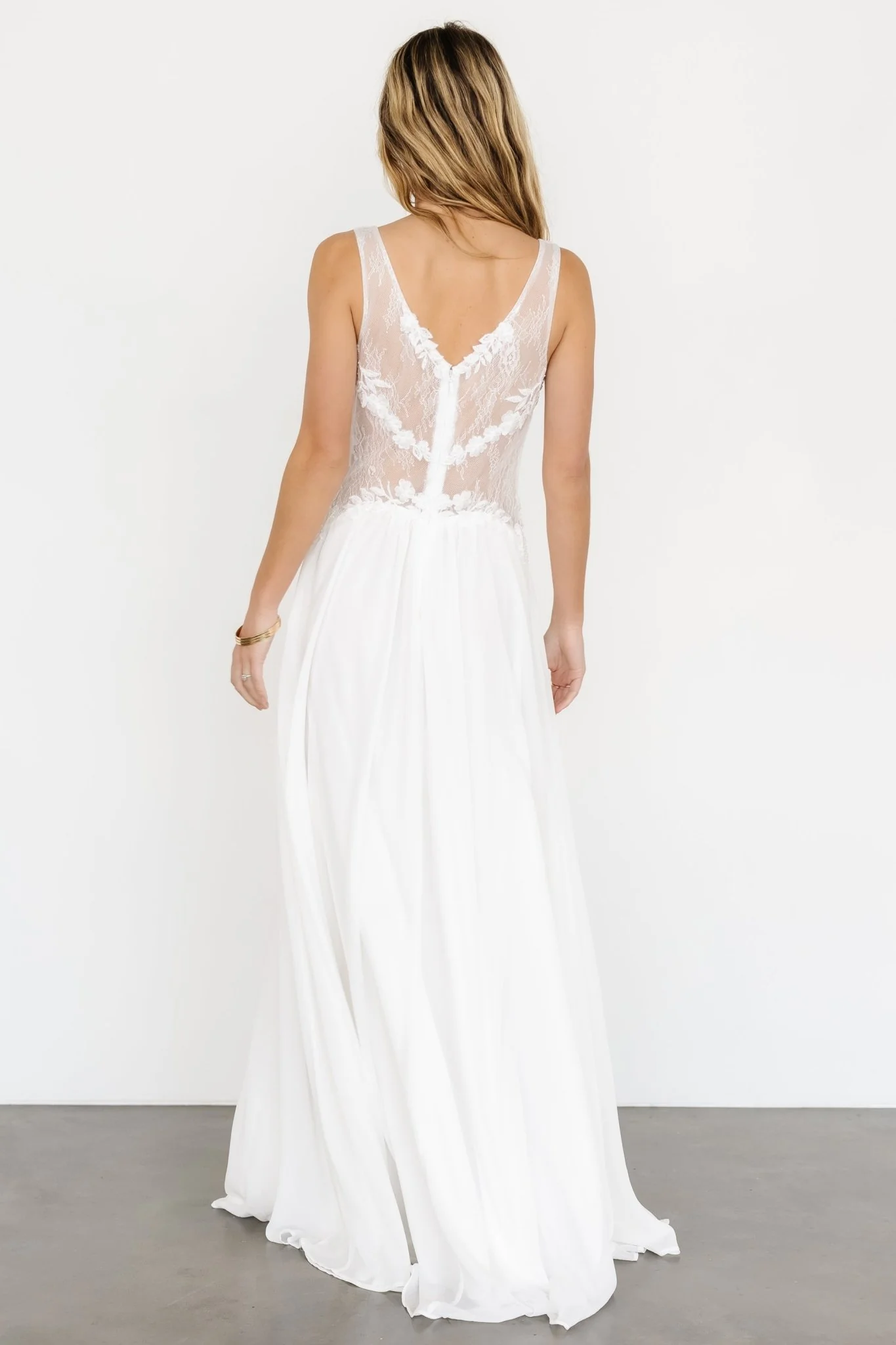 Konstantina Gown | White