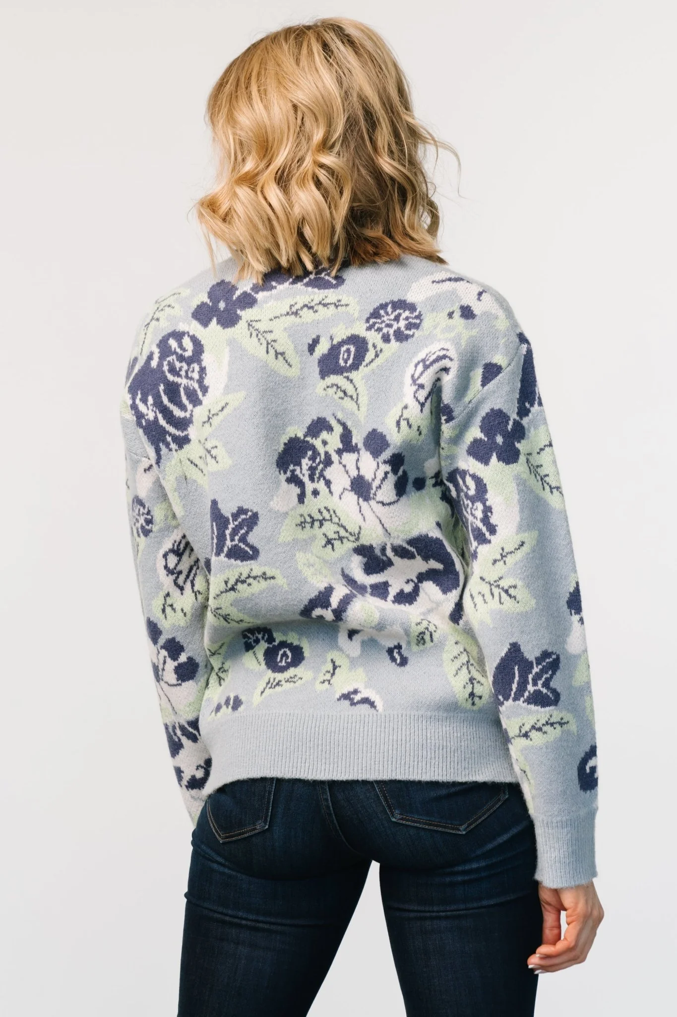 Munich Sweater | Light Blue Multi