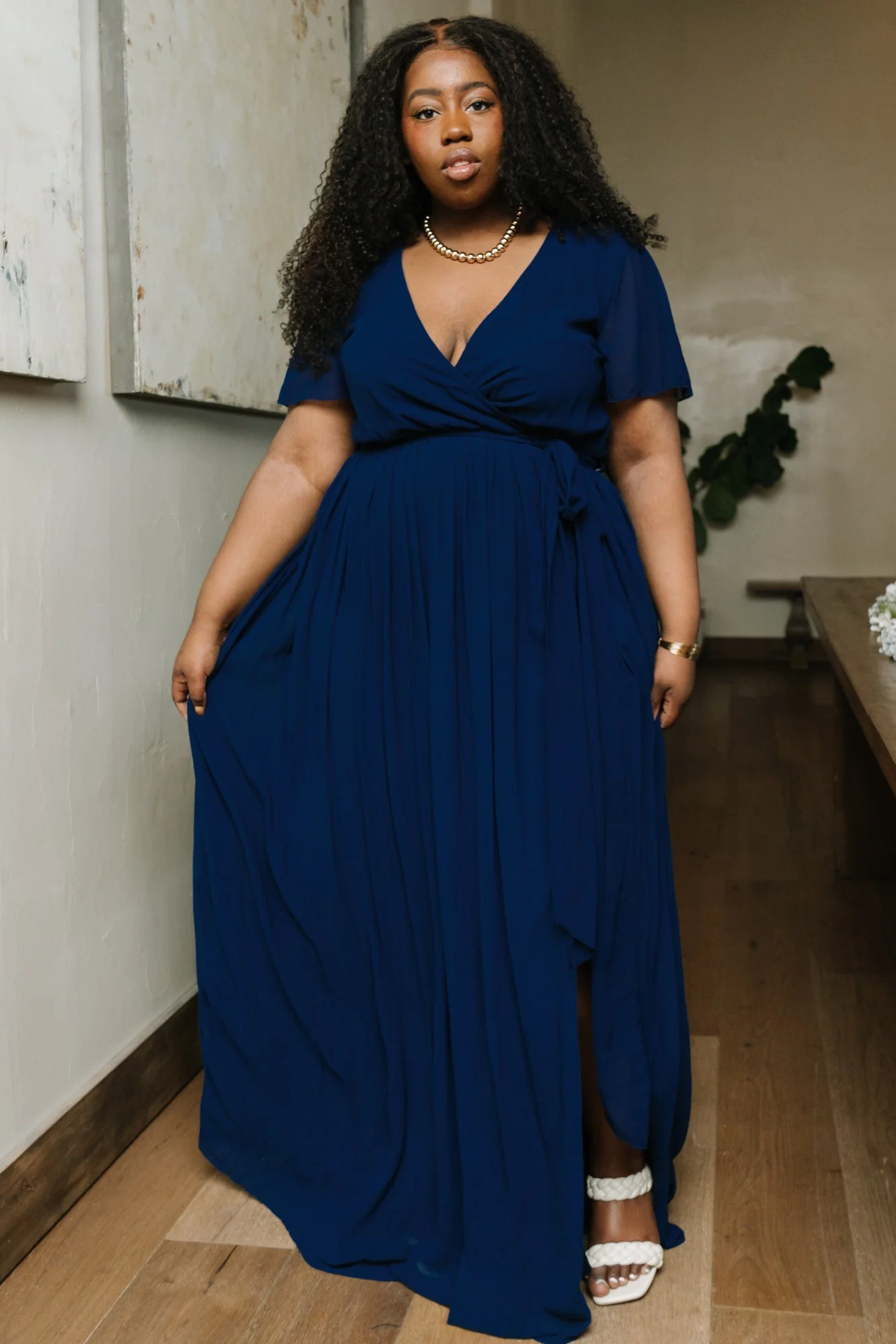 Kristina Maxi Dress | Navy