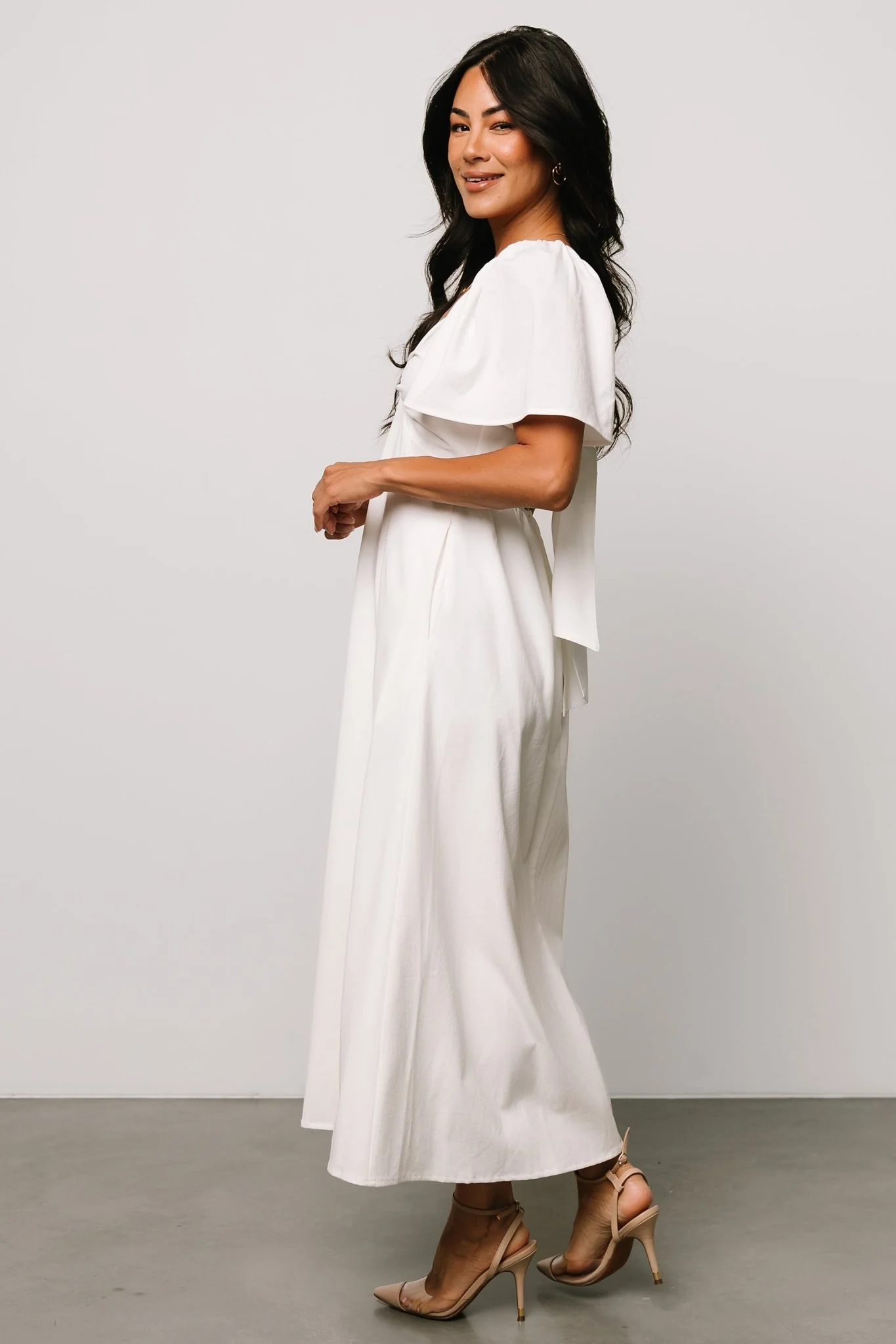 Indie Back Tie Dress | Off White