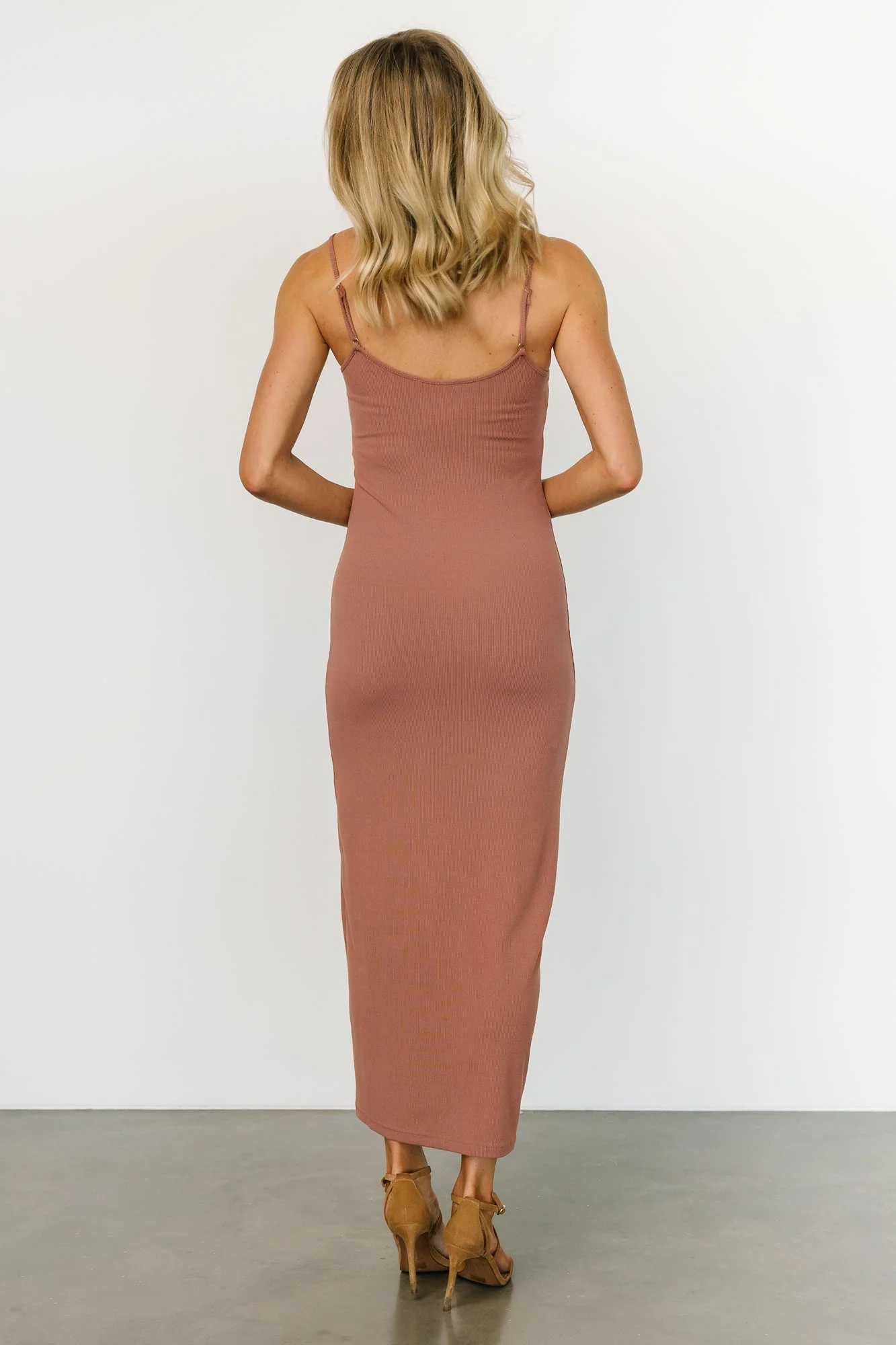 Ramsey Bodycon Tank Dress | Dusty Mauve