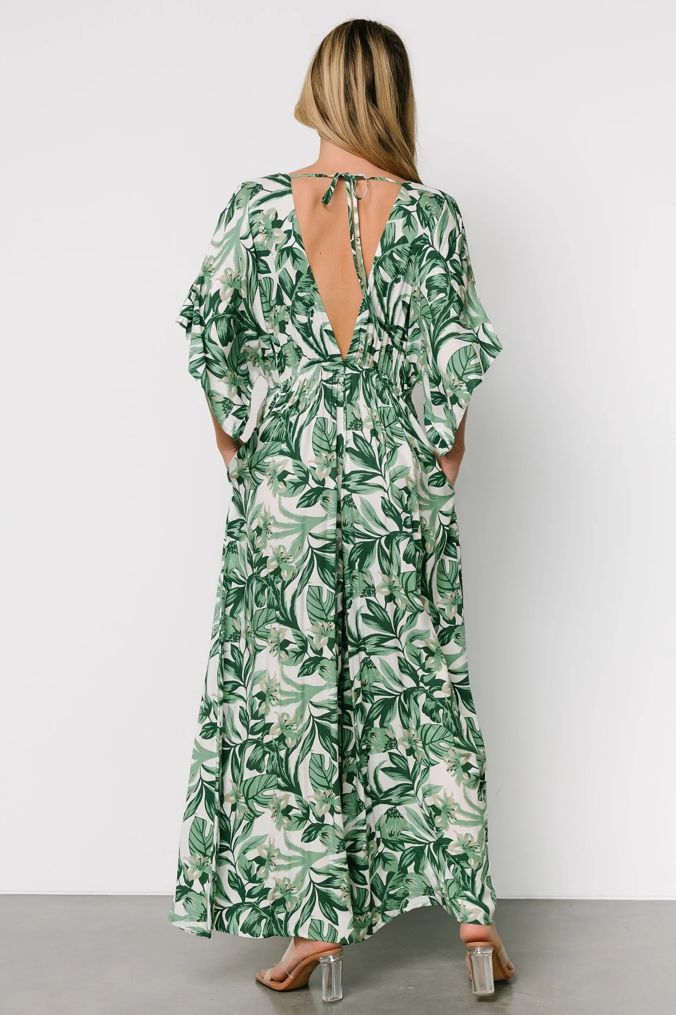 Byron Jumpsuit | Green Print