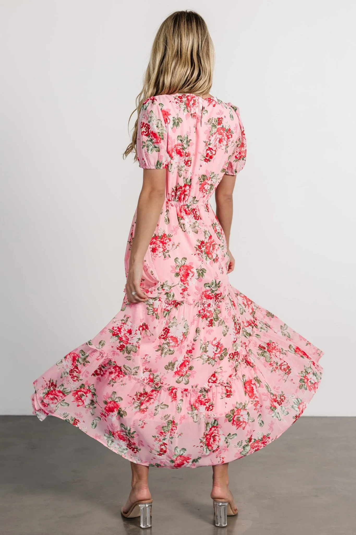 Cadella Maxi Dress | Pink Floral