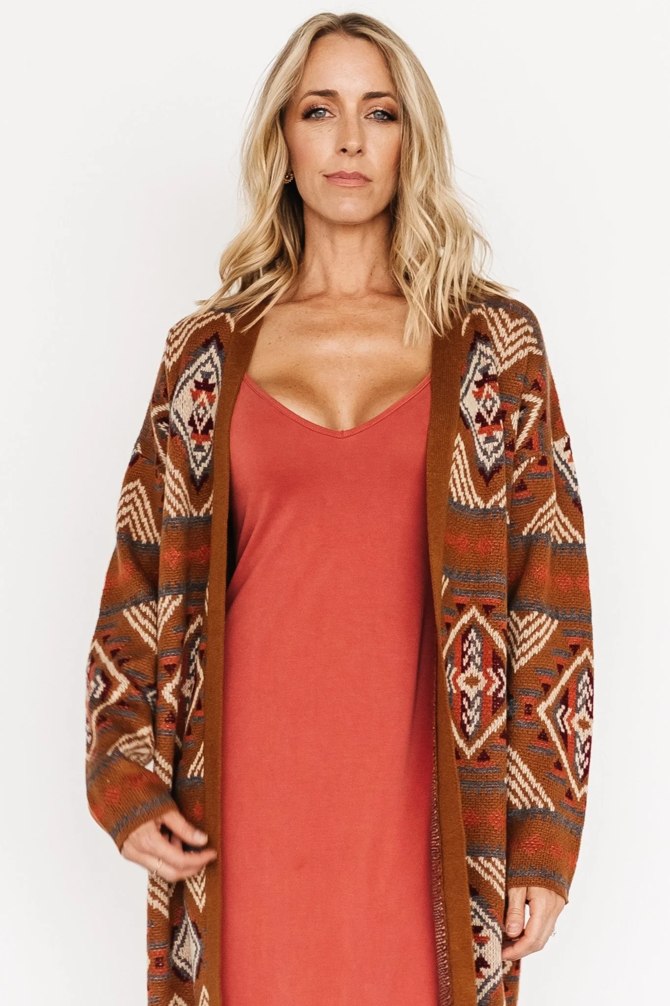 Billings Knit Cardigan | Spice Multi