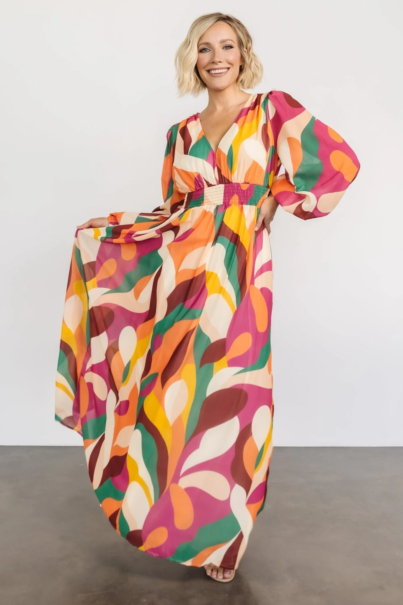 Lawson Maxi Dress | Green Multi