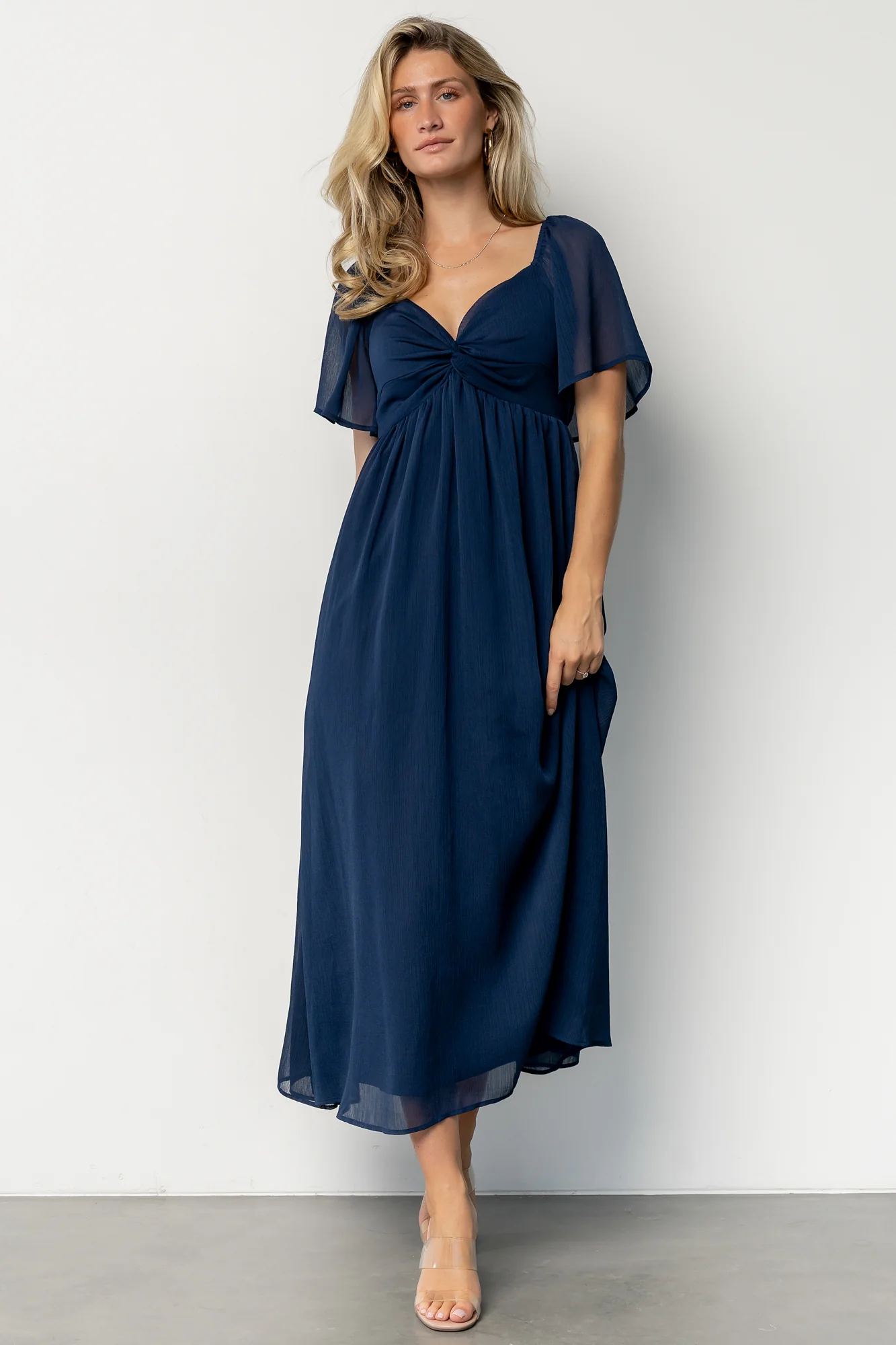 Nora Midi Dress | Navy