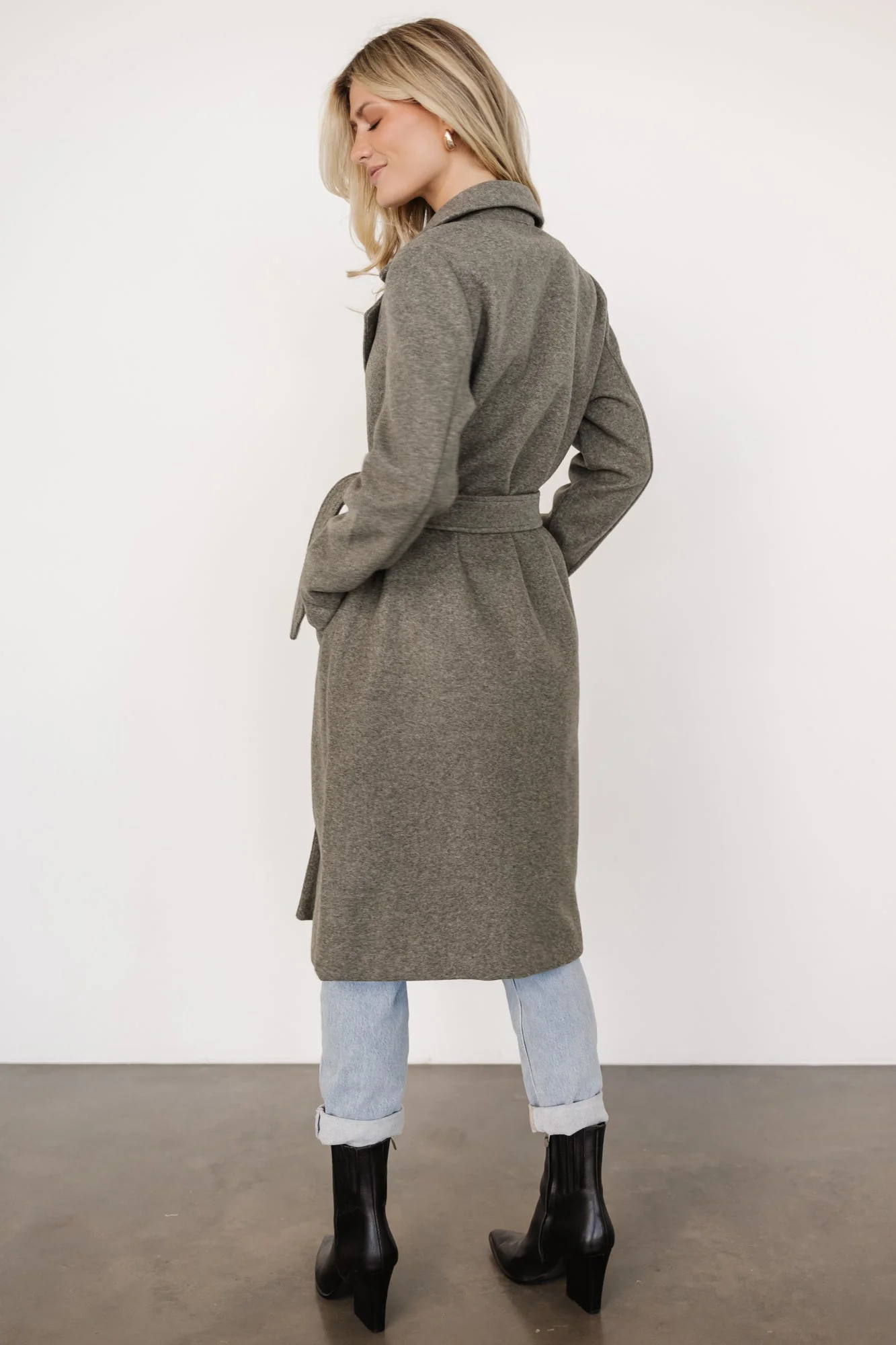 Valdez Long Coat | Olive