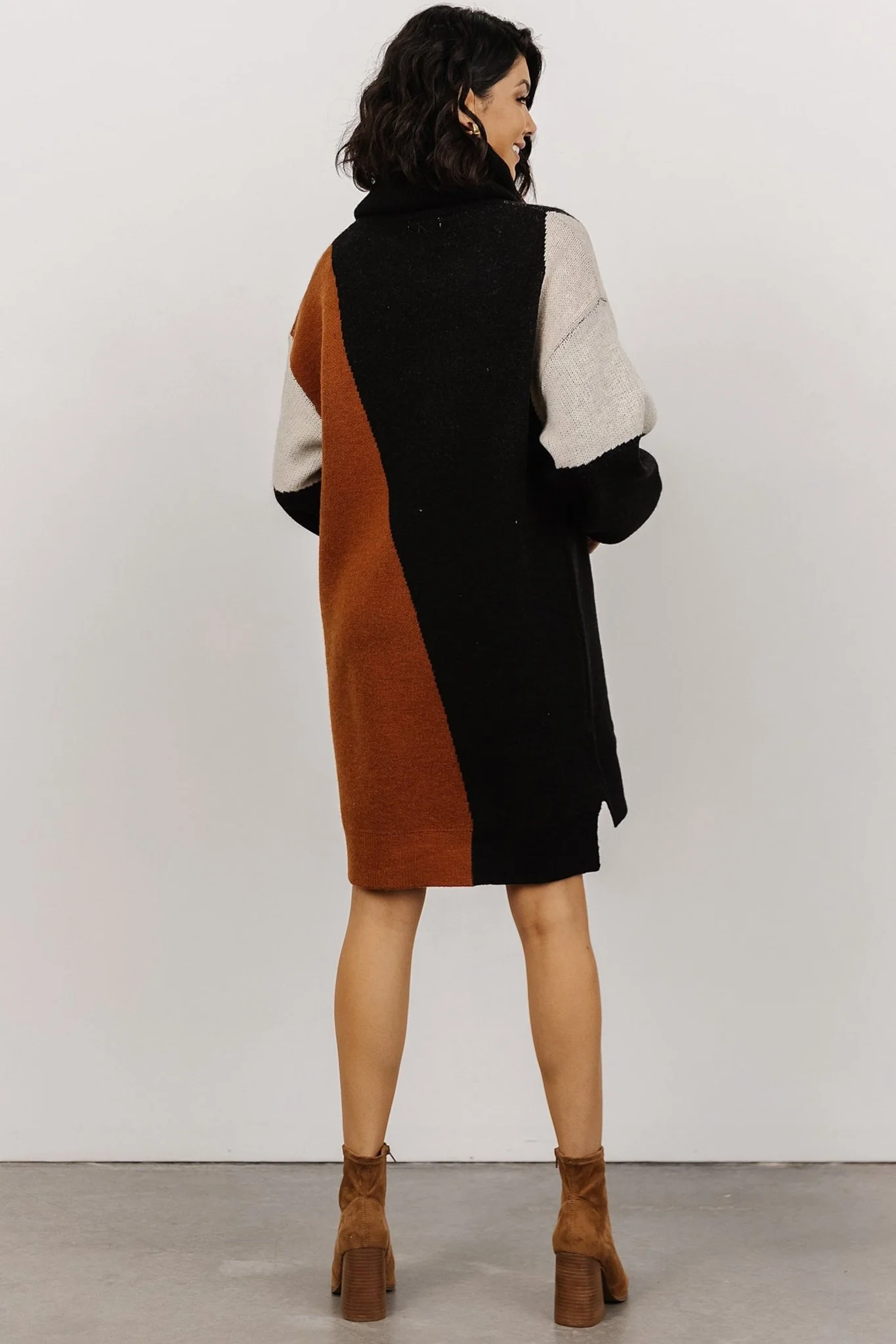 Diego Sweater Dress | Black Multi