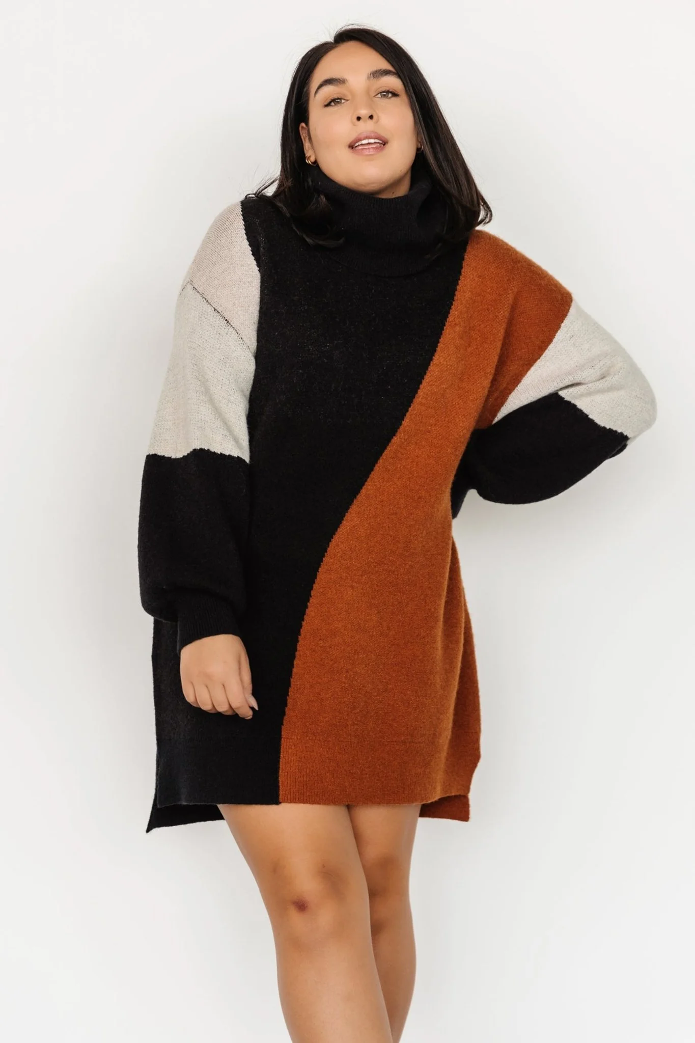 Diego Sweater Dress | Black Multi