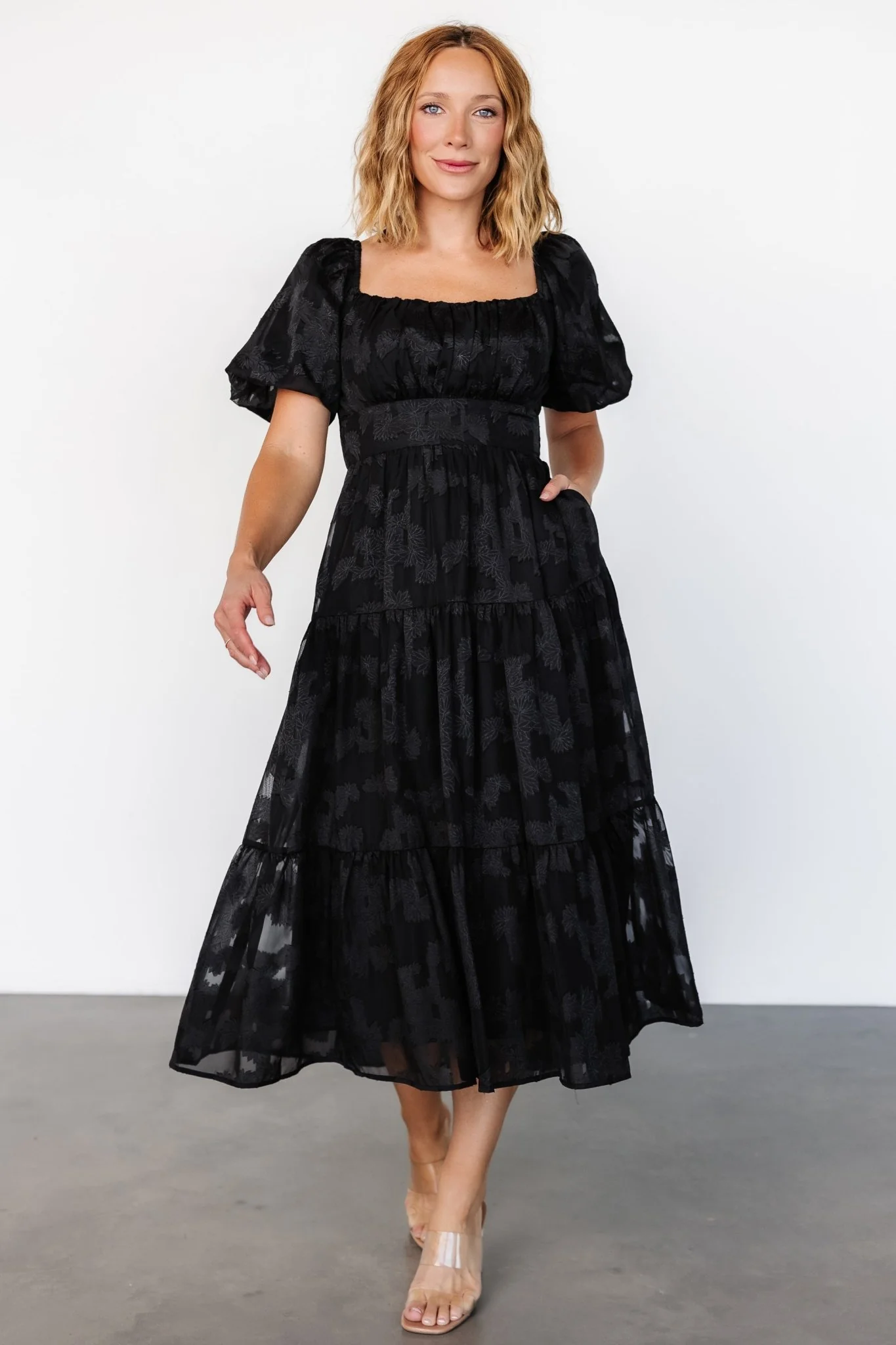 Mae Midi Dress | Black