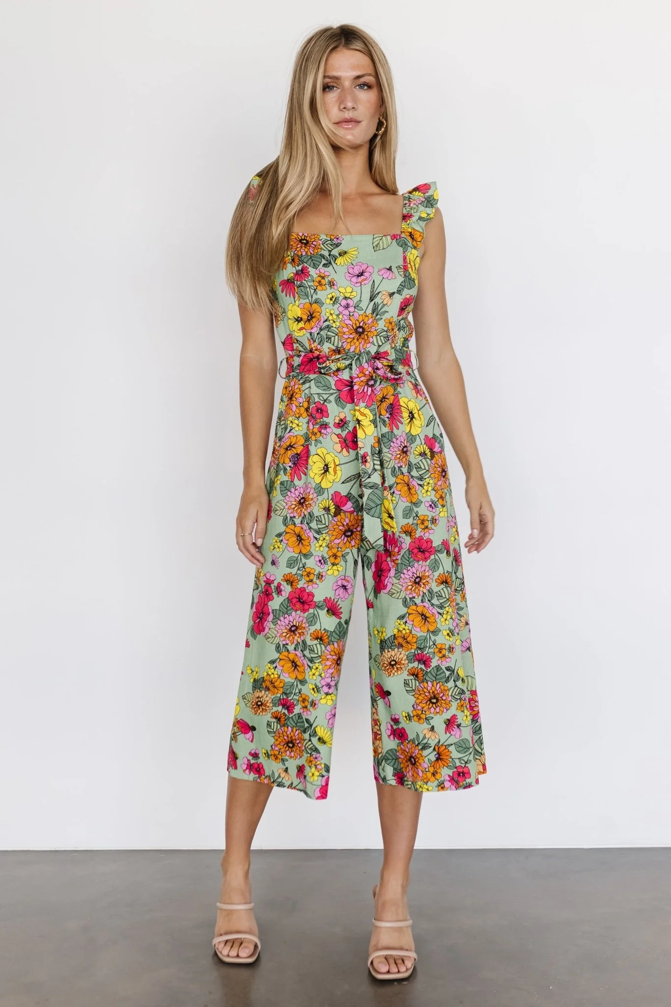 Gemma Jumpsuit | Sage Multi