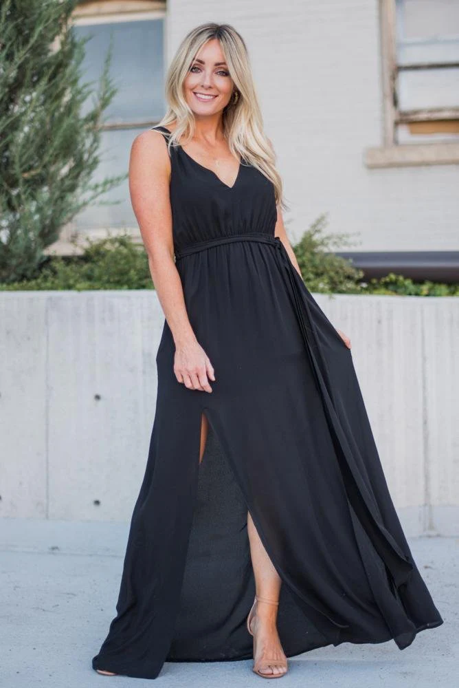 Hera Maxi Dress | Black
