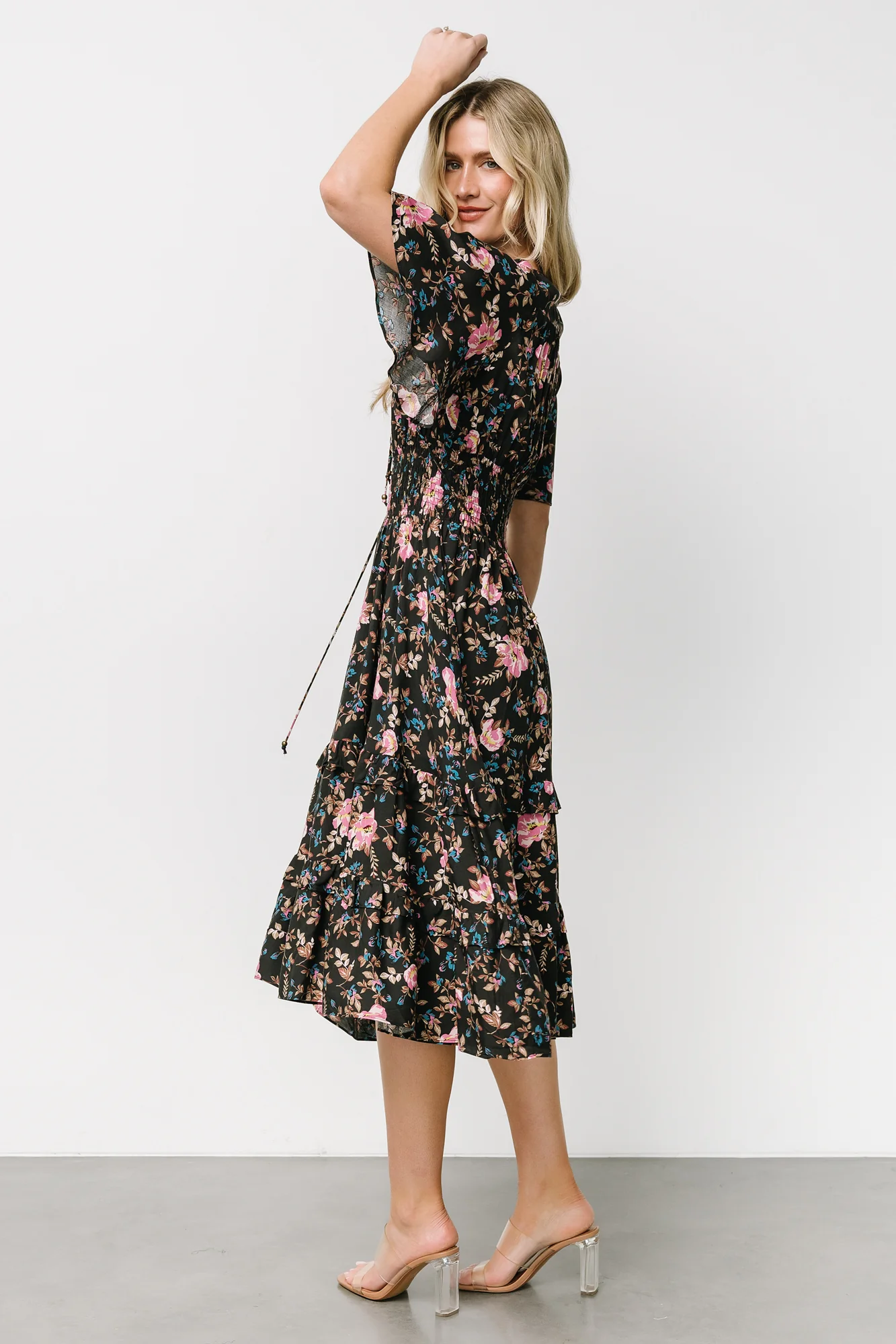 Spell Boho Midi Dress | Midnight Garden