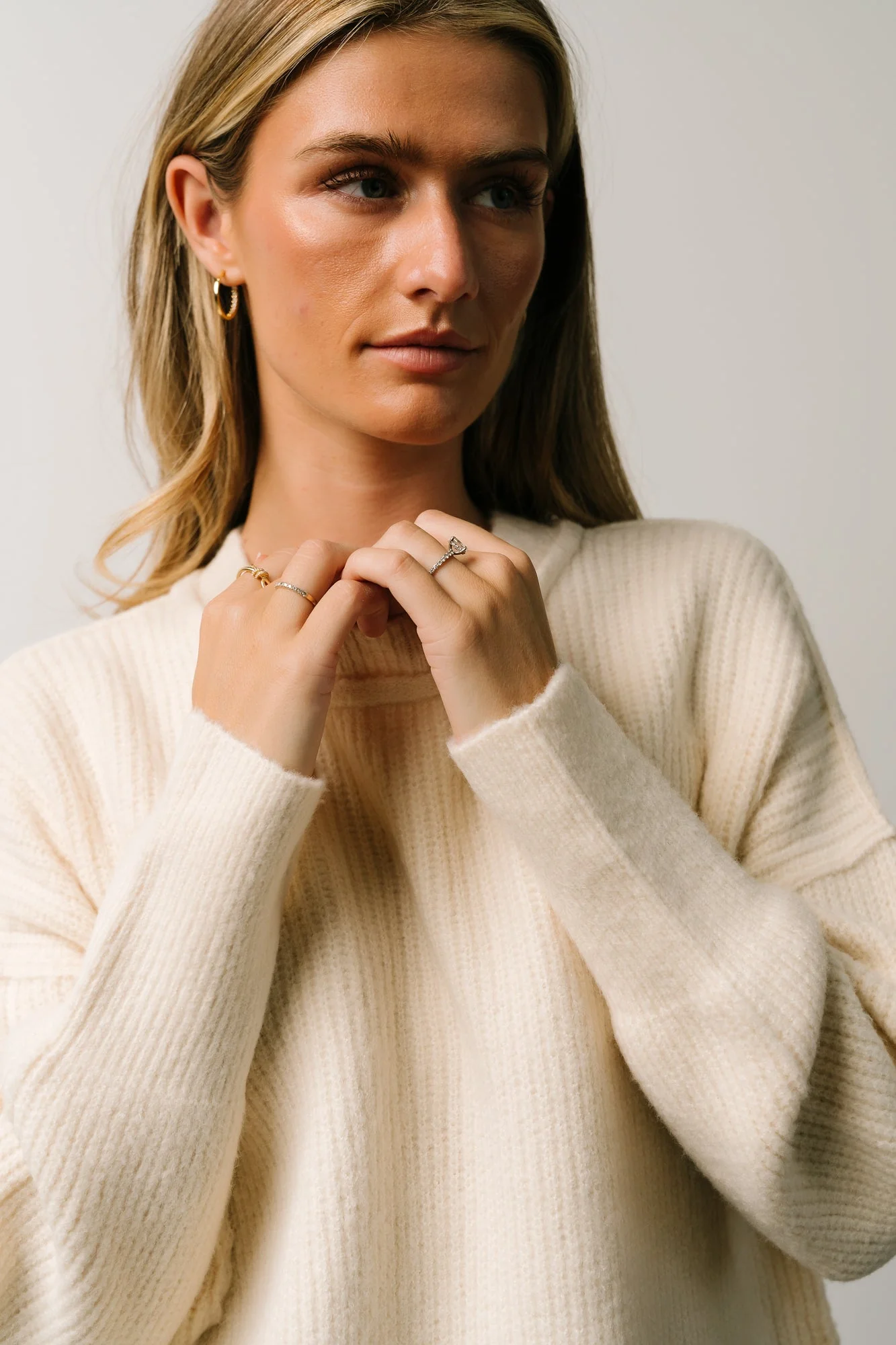 Jacey Knit Sweater | Ivory