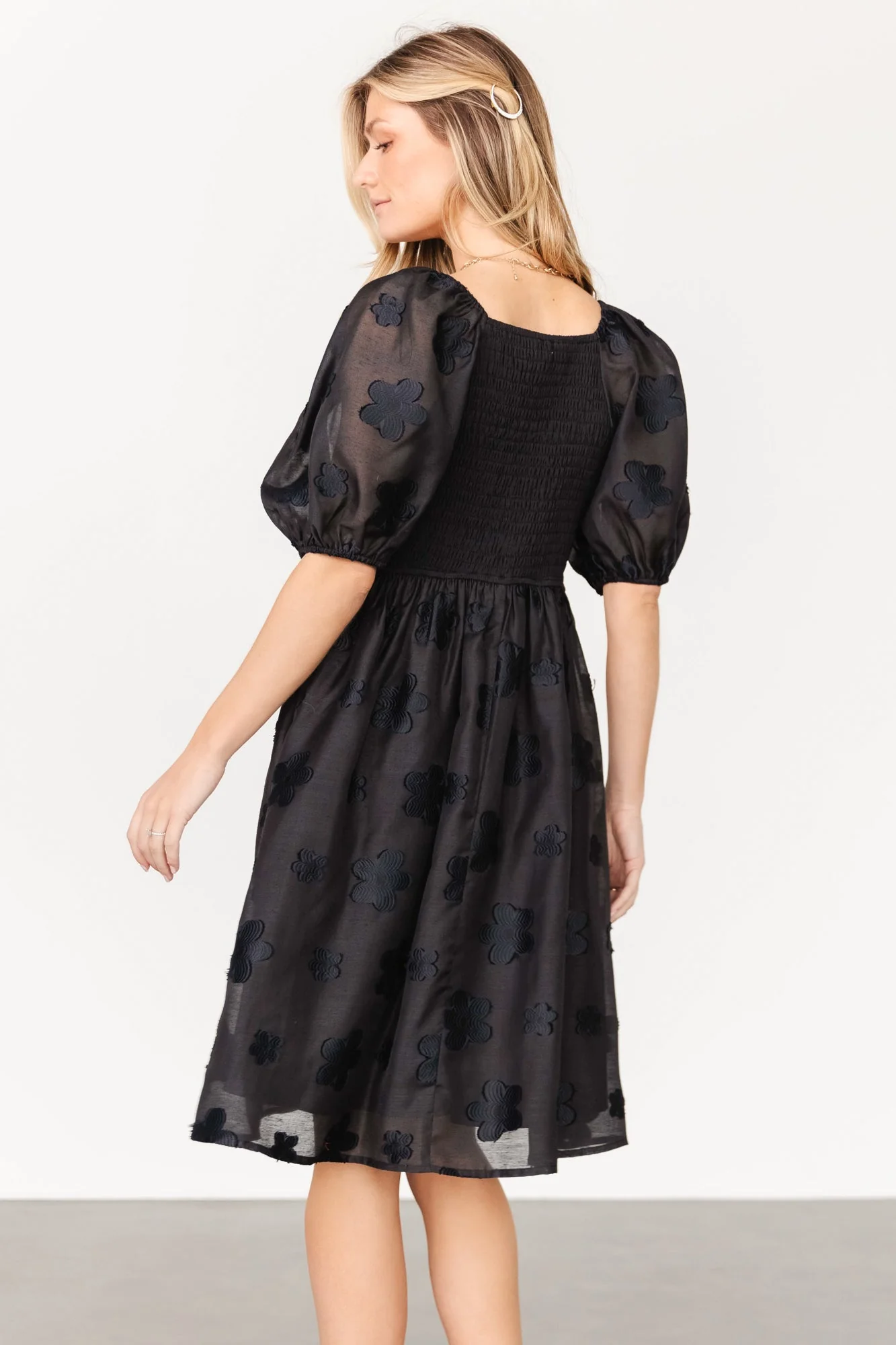 Daisy Short Dress | Black