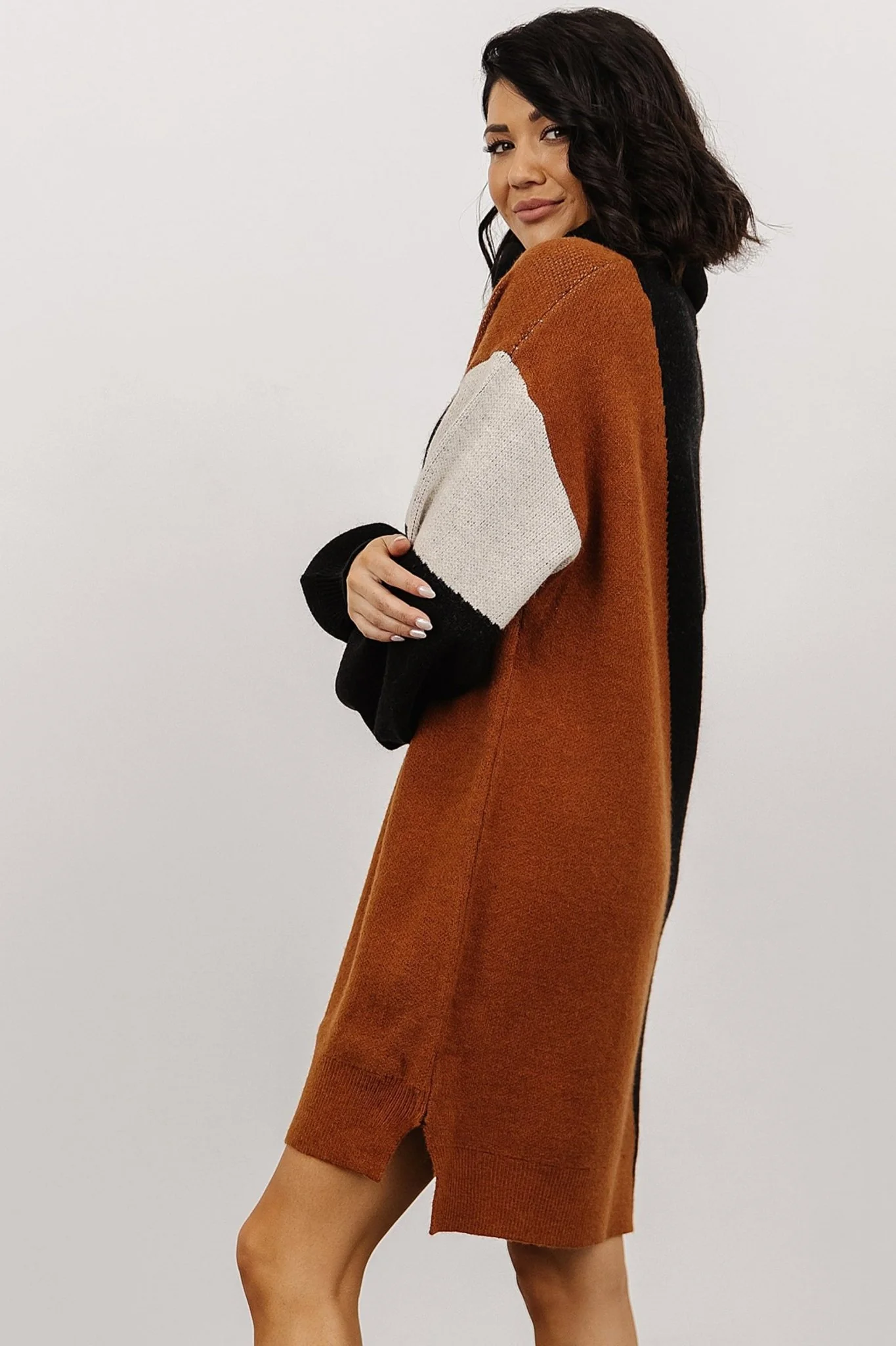 Diego Sweater Dress | Black Multi