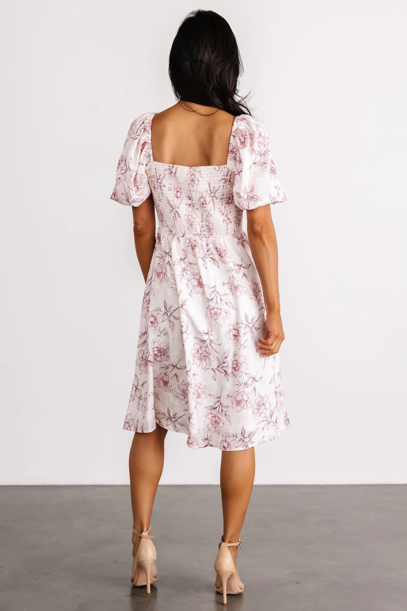 Sonnet Short Dress | Blush Floral