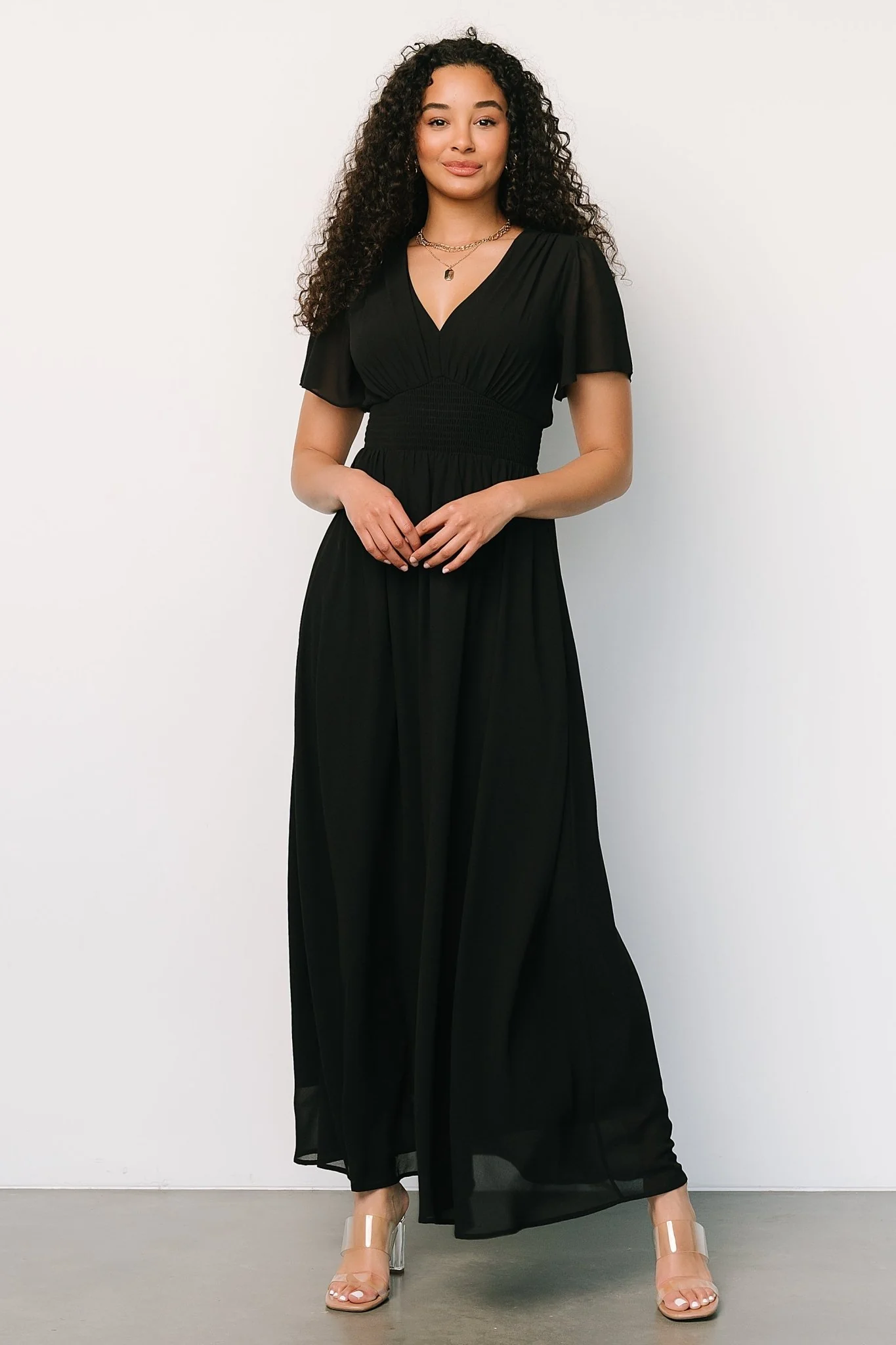 Birdie Maxi Dress | Black