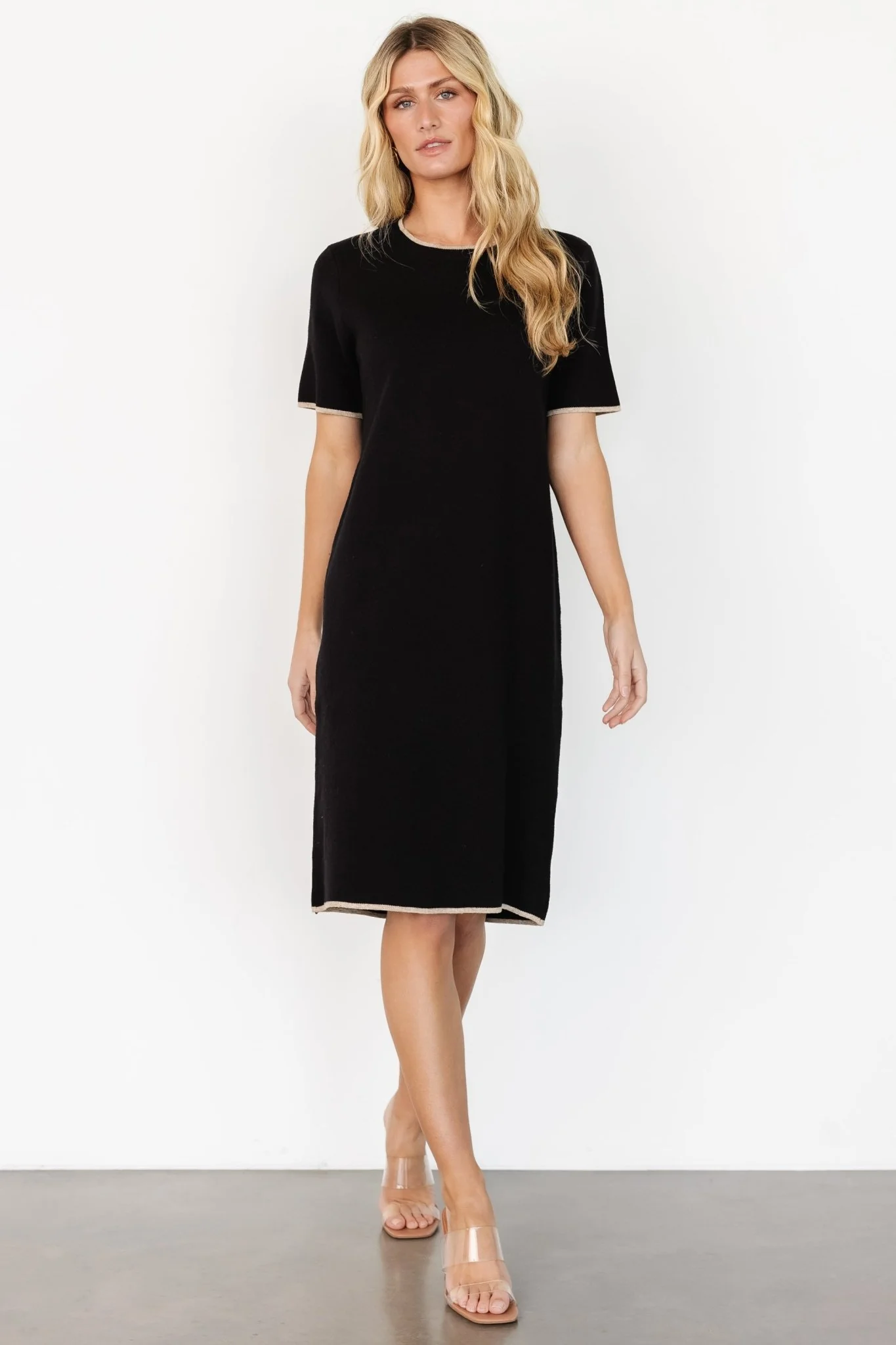 Emelia Shift Dress | Black
