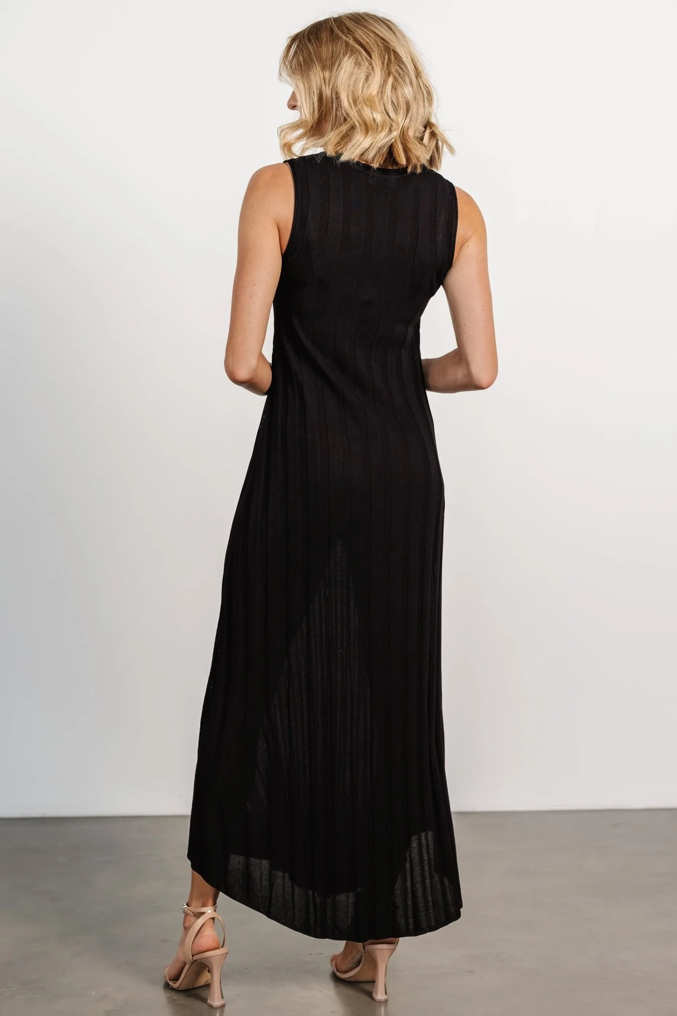 Skylar Tank Maxi Dress | Black