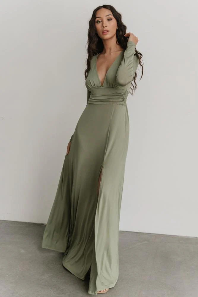 Arianna Maxi Dress | Dusty Sage