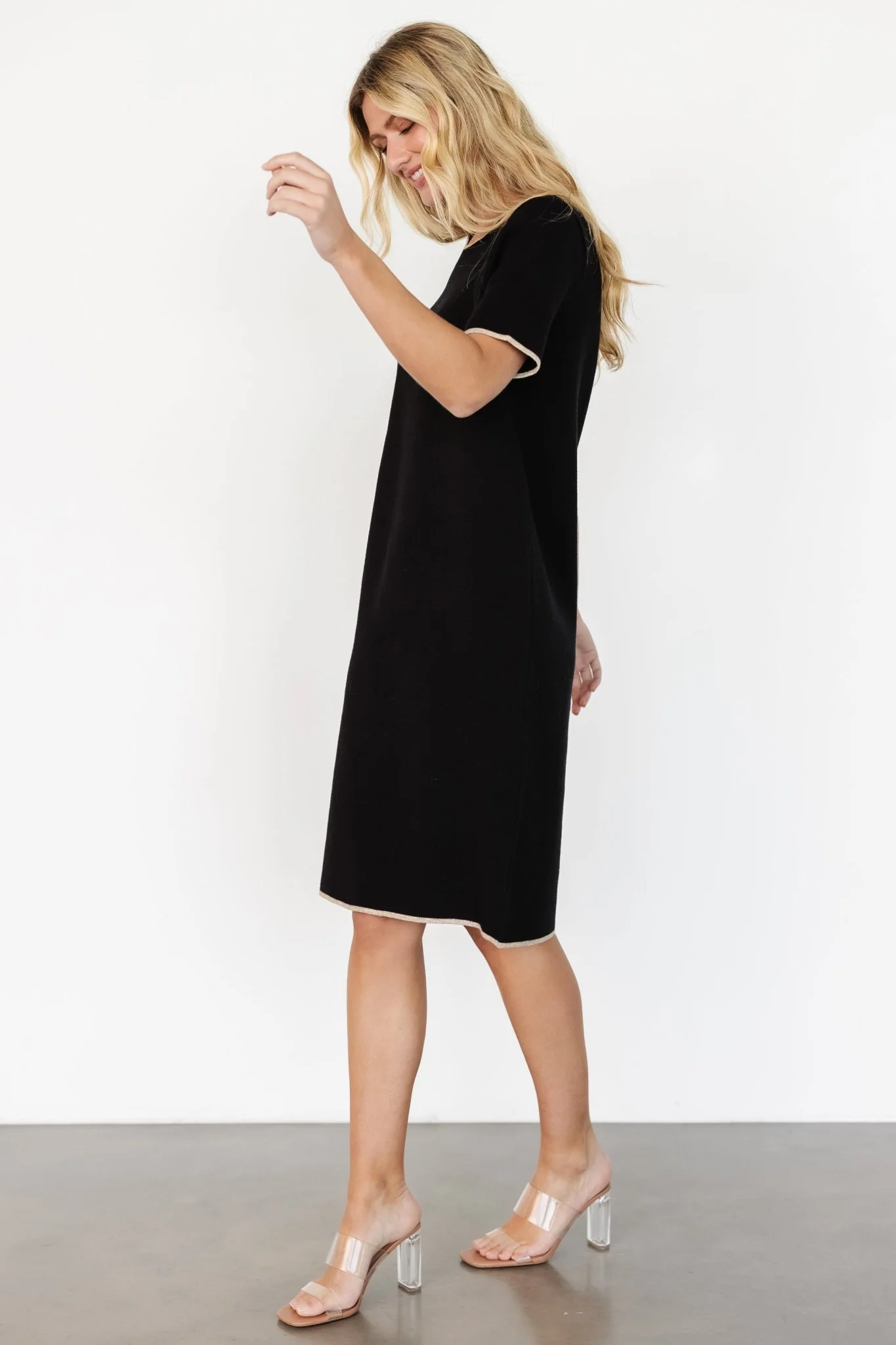 Emelia Shift Dress | Black