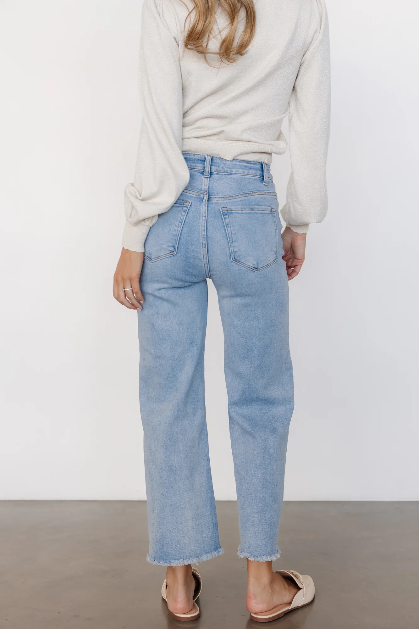 Brody High Rise Wide Leg Jeans | Light Wash