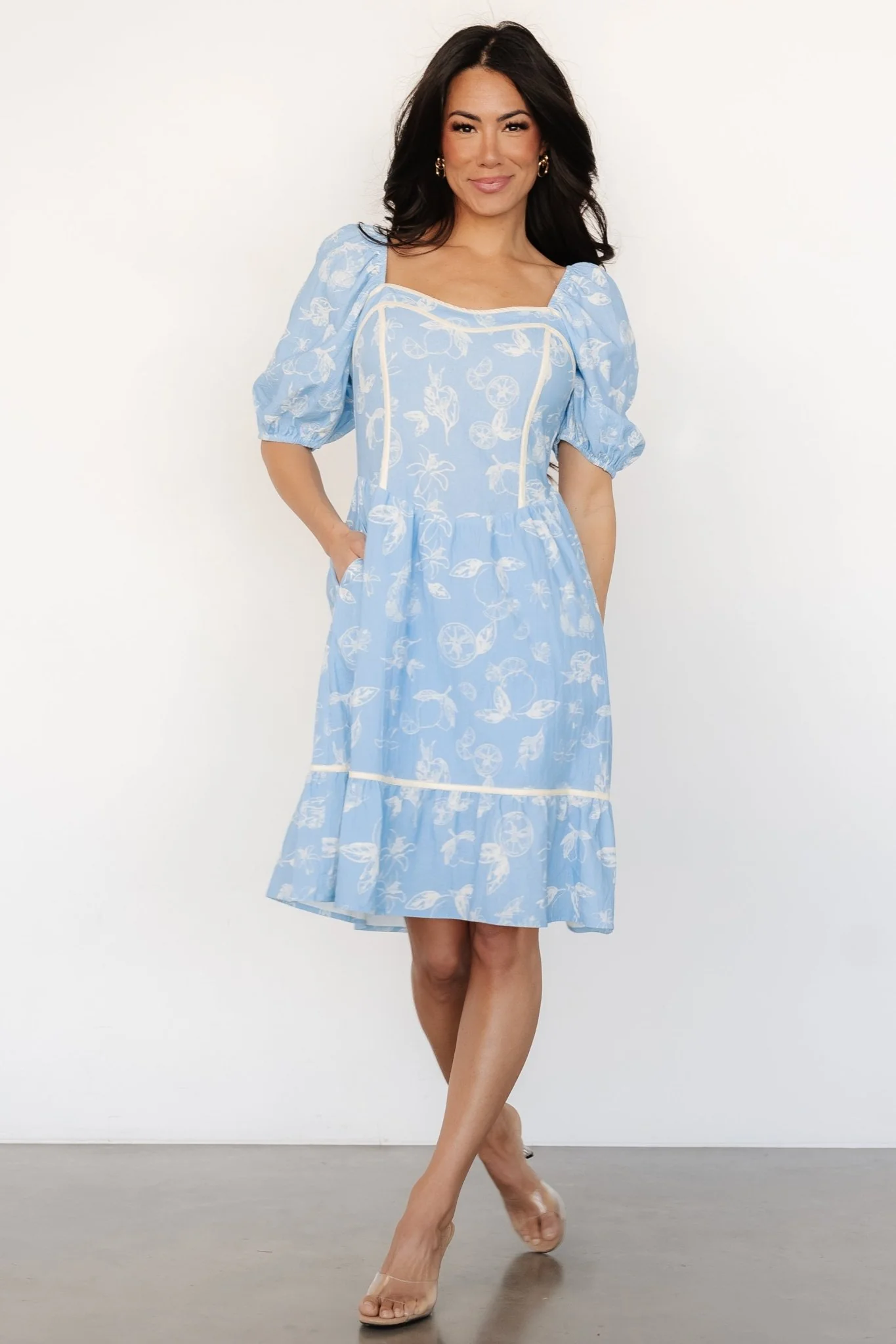 Ember Sweetheart Short Dress | Blue Print