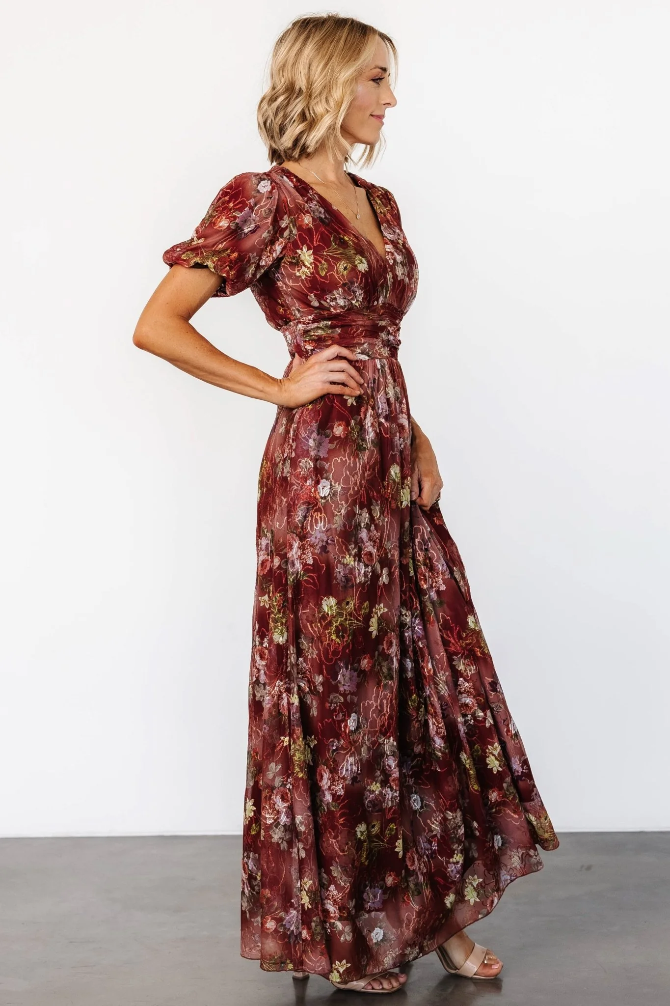 Ardley Maxi Dress | Rust Multi Floral