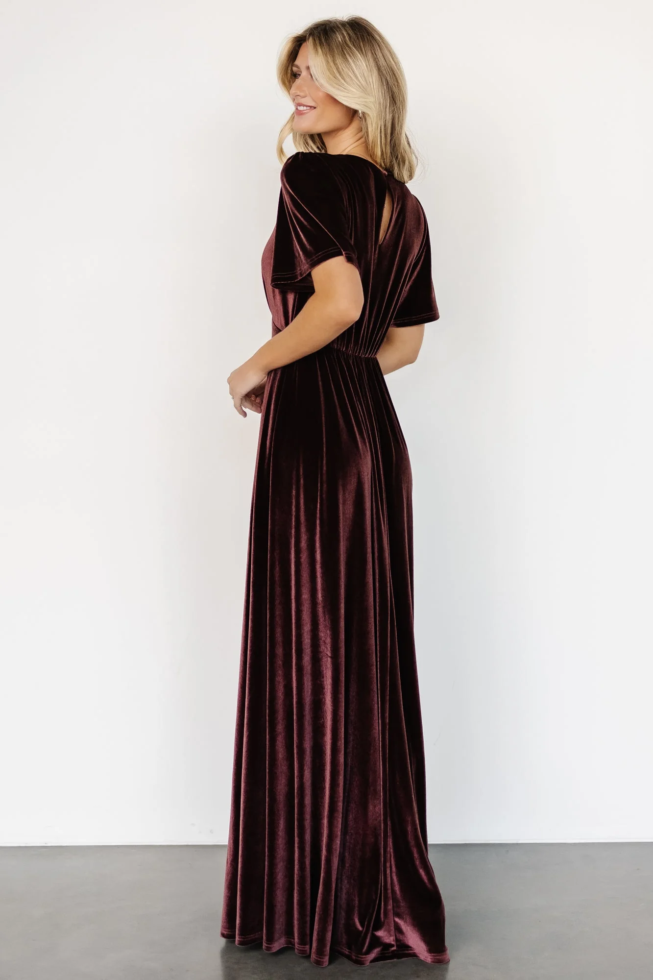 Vivian Velvet Maxi Dress | Clove