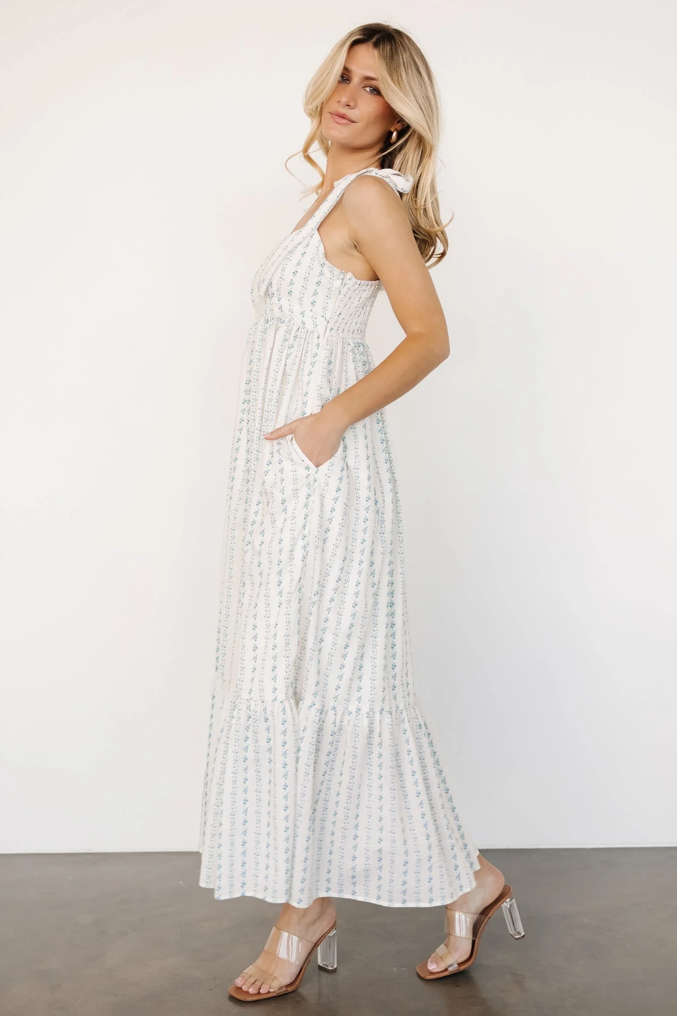 Kennie Maxi Dress | Cream Multi Floral