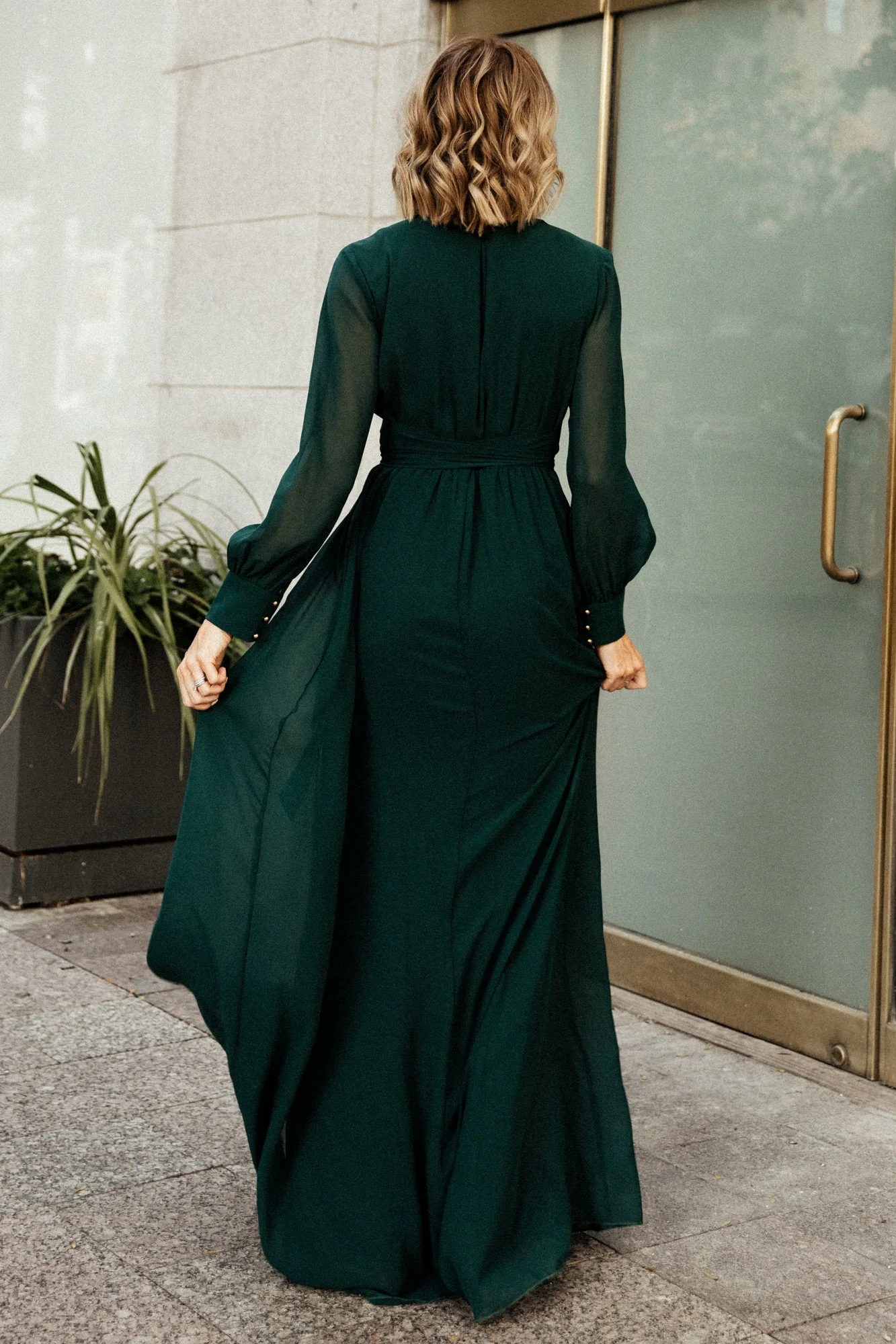 Lydia Maxi Dress | Hunter Green