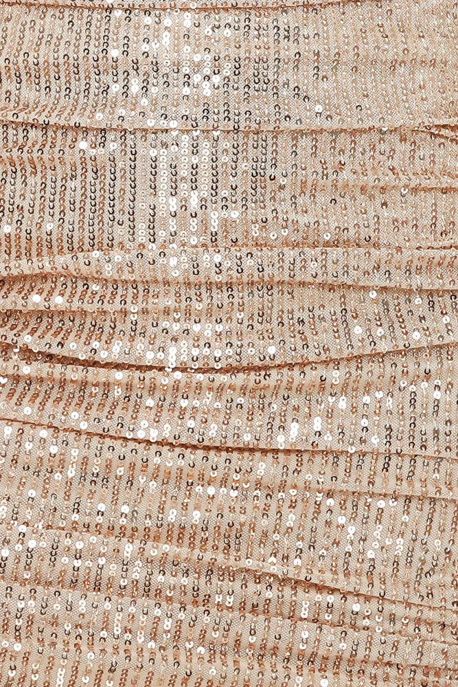 Peppamayo Hand Me A Spritz Sequin Dress Bronze