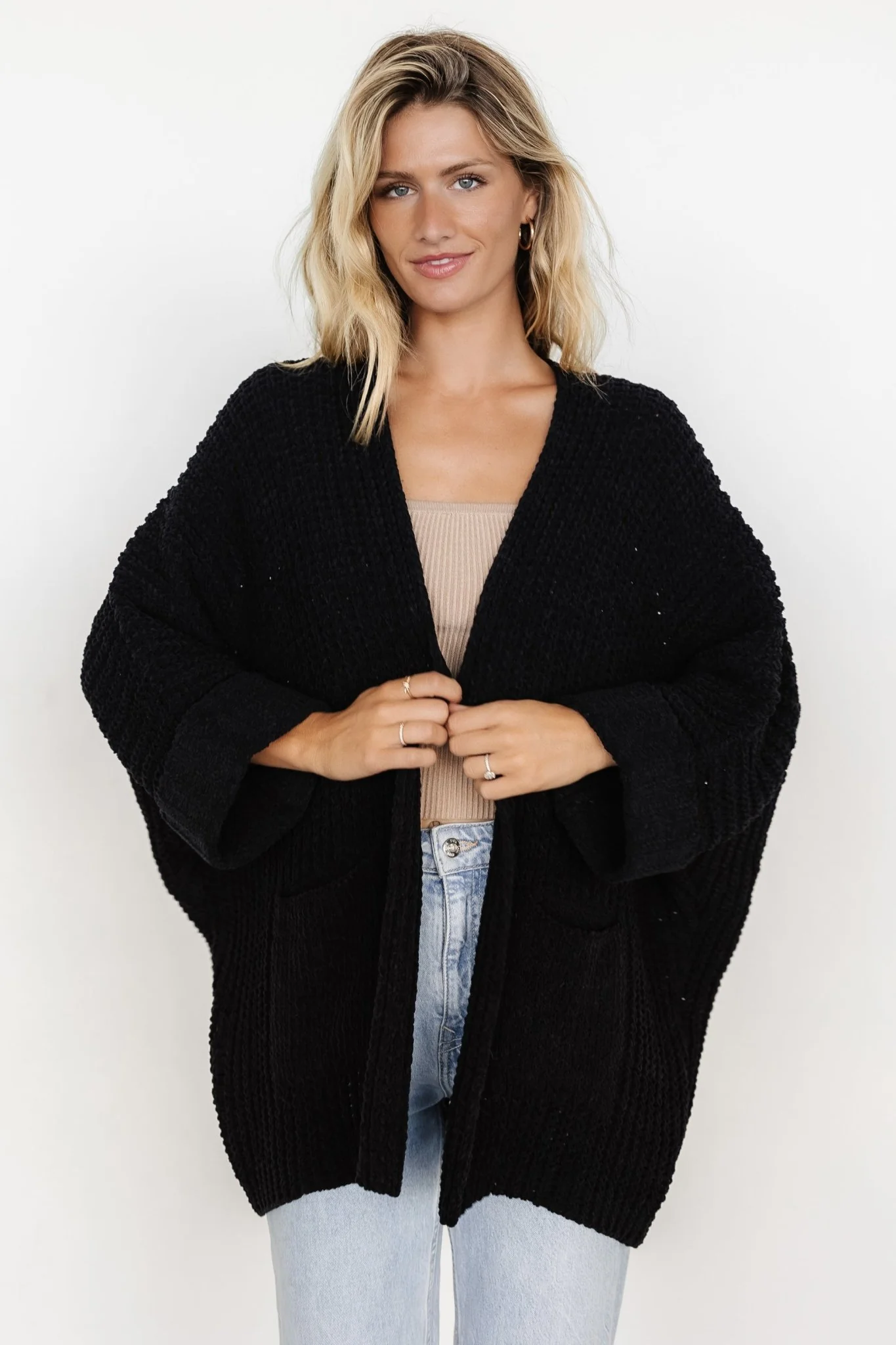 Cybele Oversized Cardigan | Black