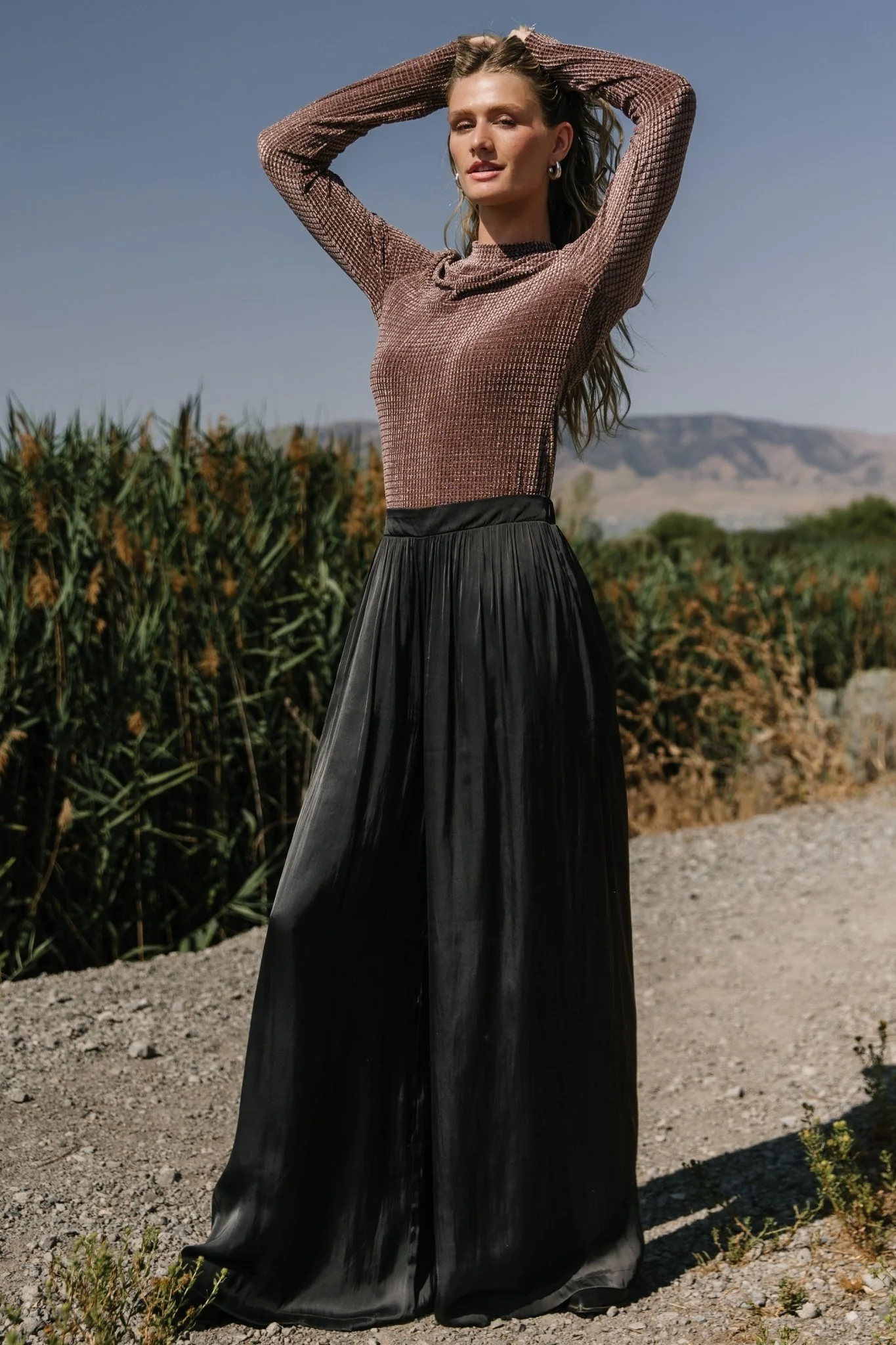 Joss Velvet Top | Dusty Clove