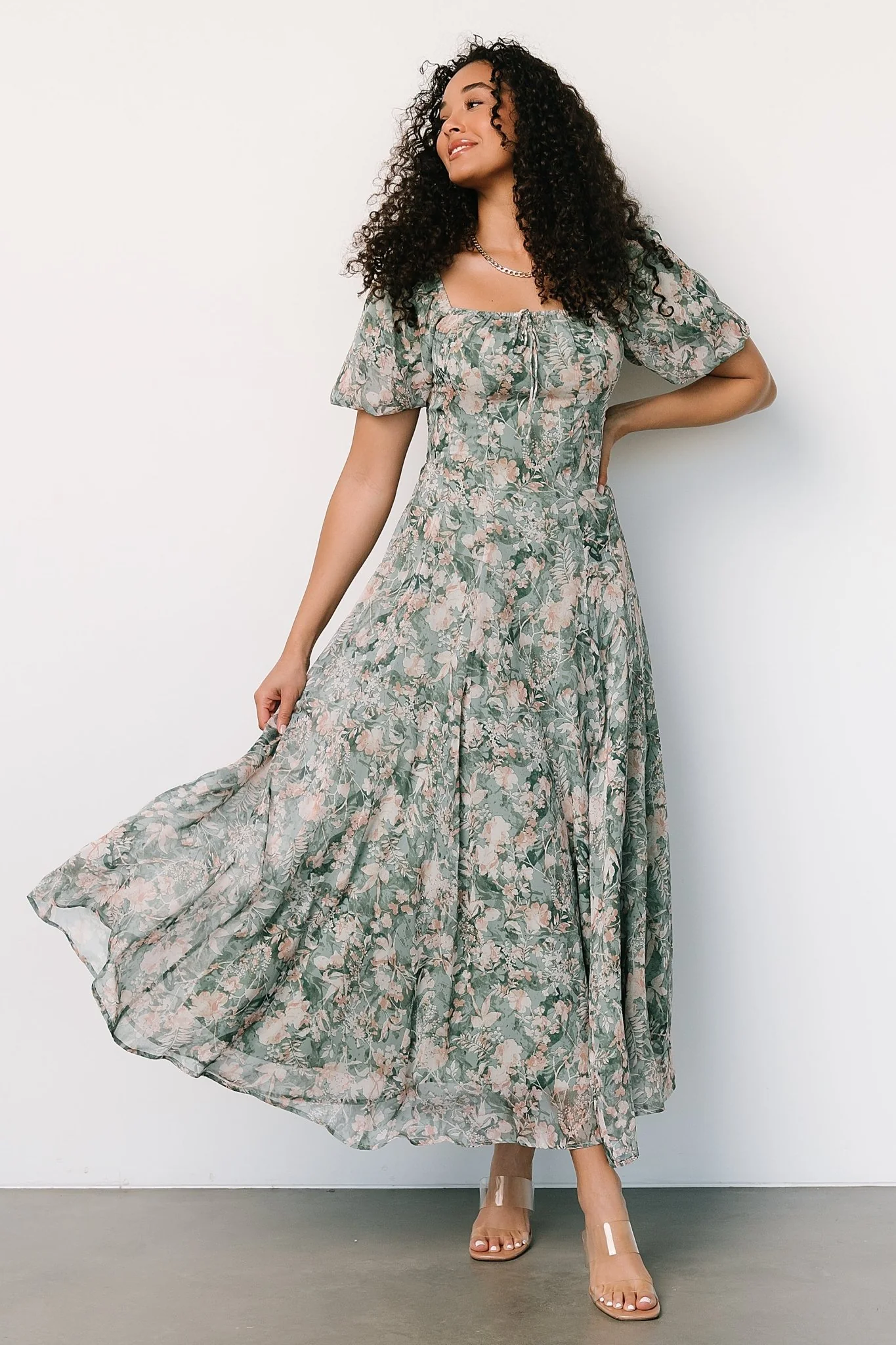 Raelynn Maxi Dress | Sage Floral