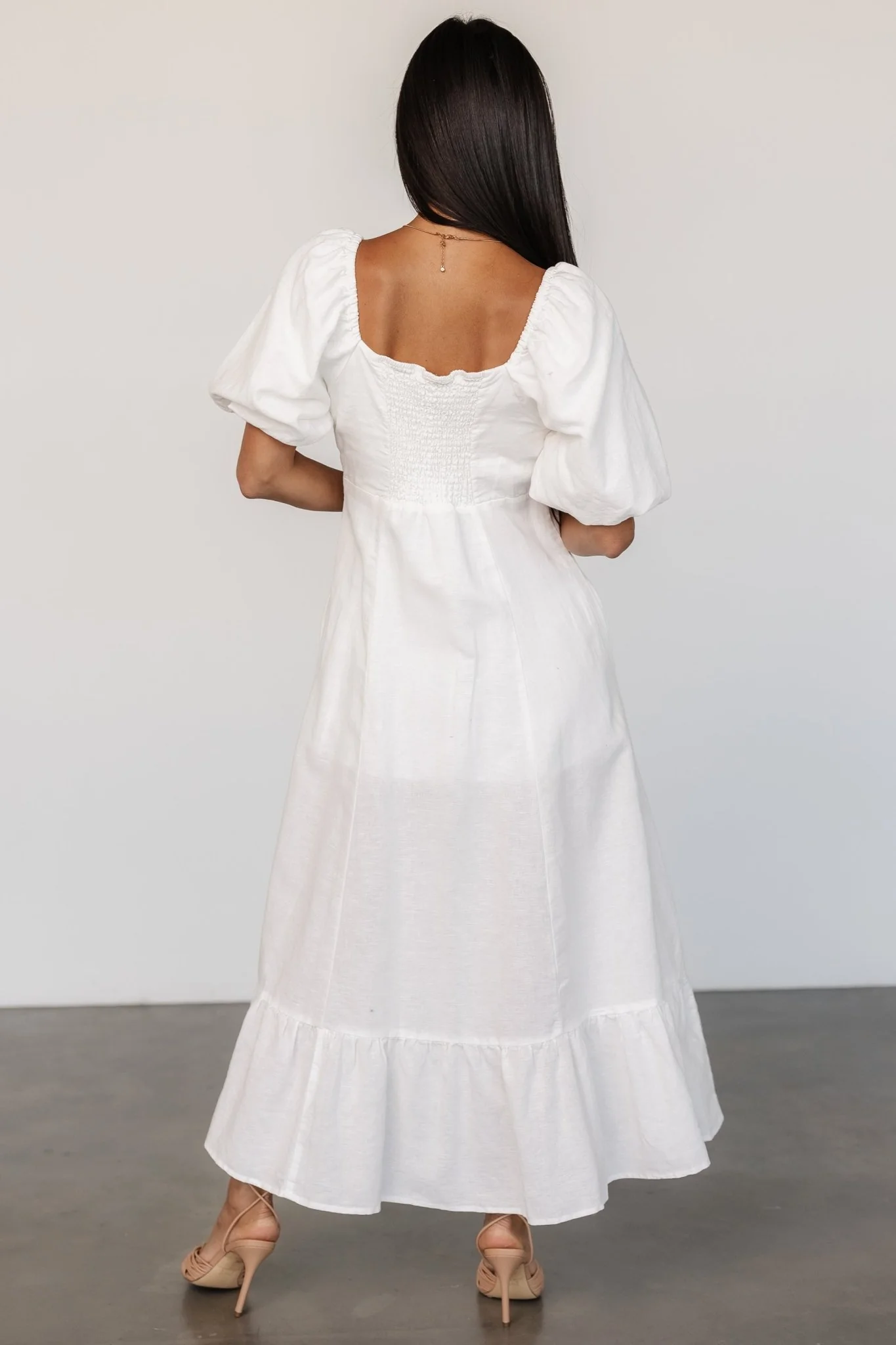 Millie Linen Dress | Off White