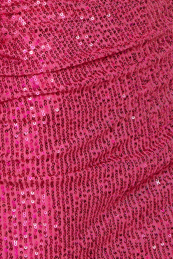 Secrets Of Mine Sequin Dress Hot Pink