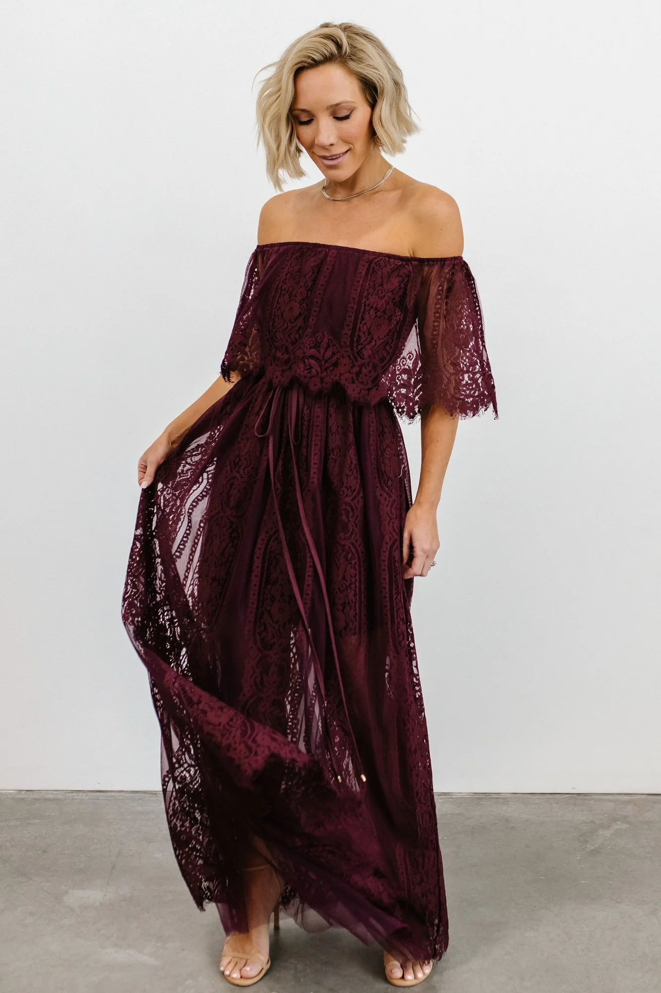 Caroline Lace Maxi Dress | Mulberry