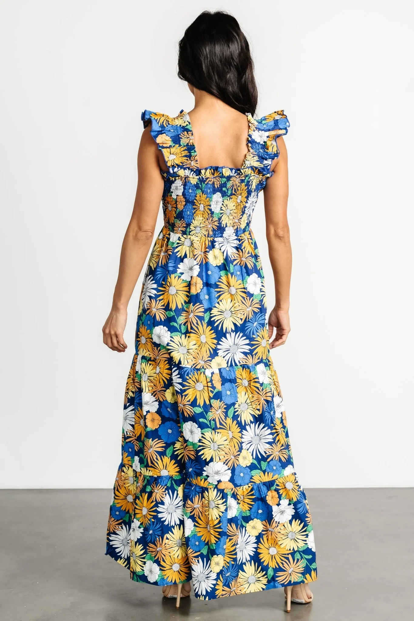 Adela Maxi Dress | Blue Multi Floral