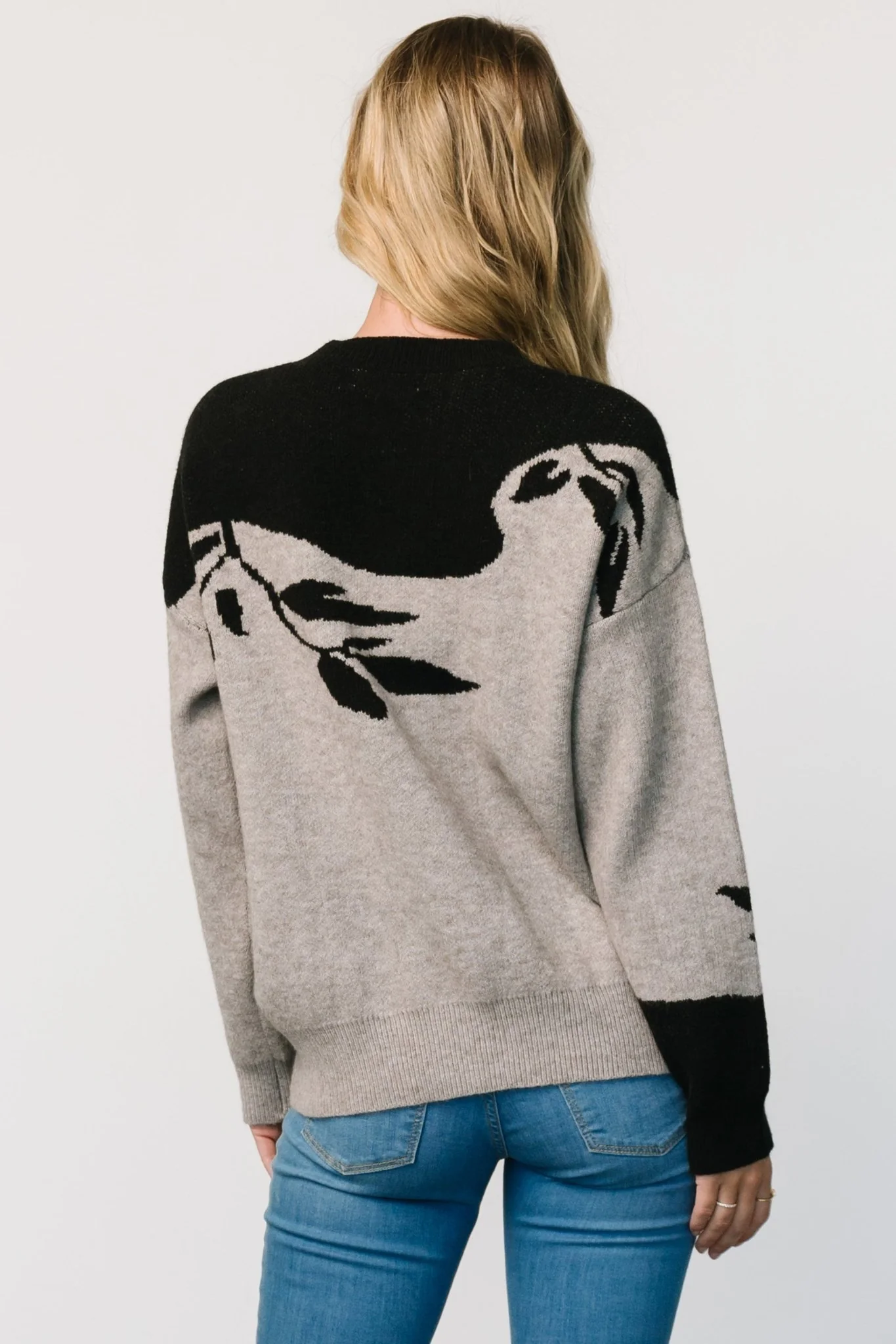 Teresa Sweater | Gray + Black