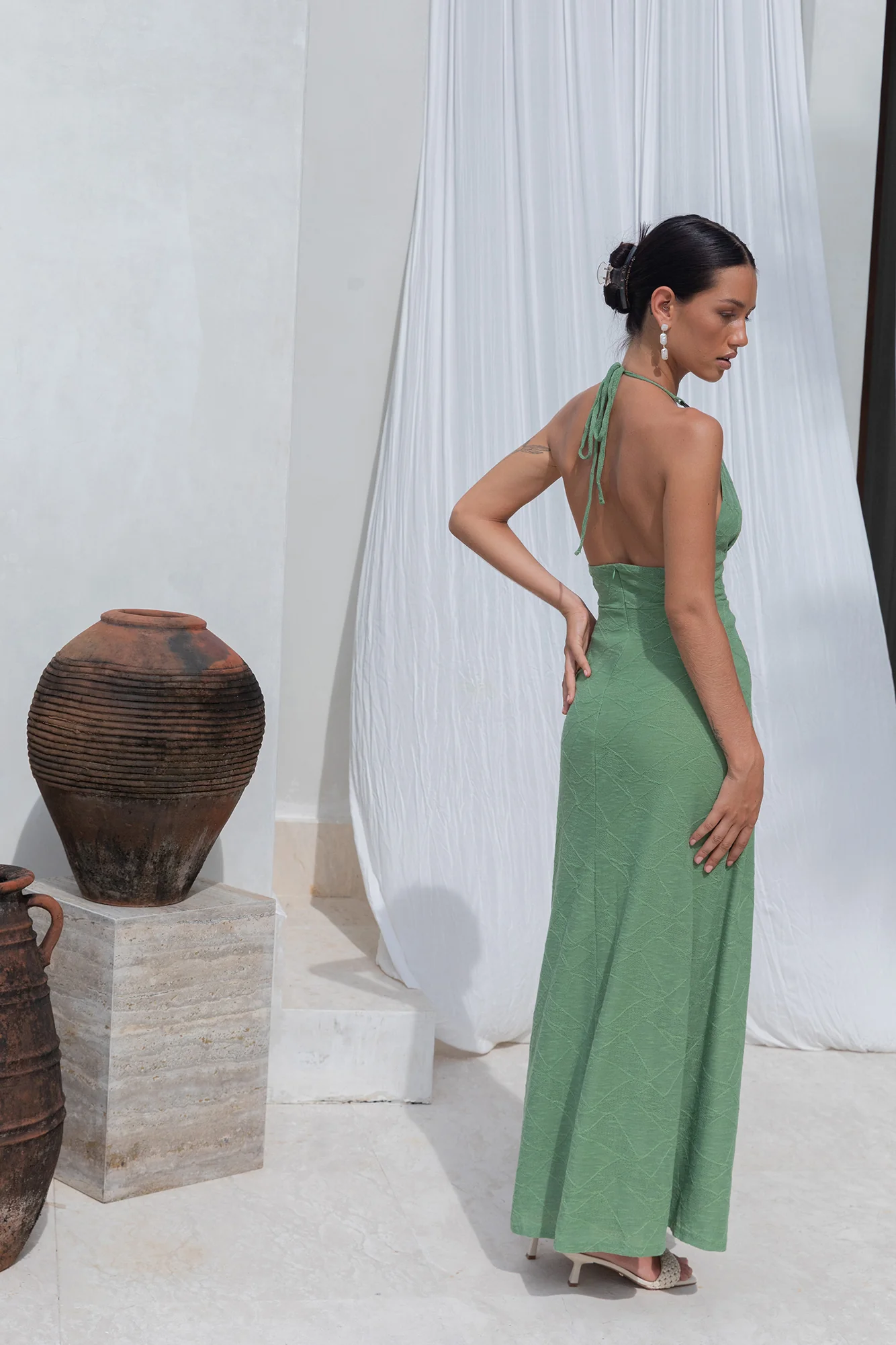 Adano Maxi Dress Green