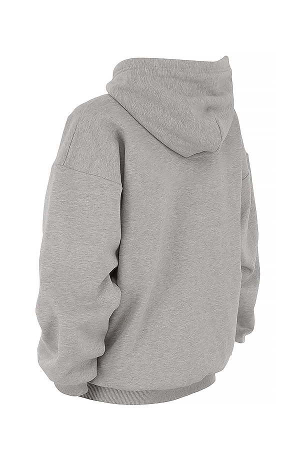 Halo-Light Grey Oversized Hoodie