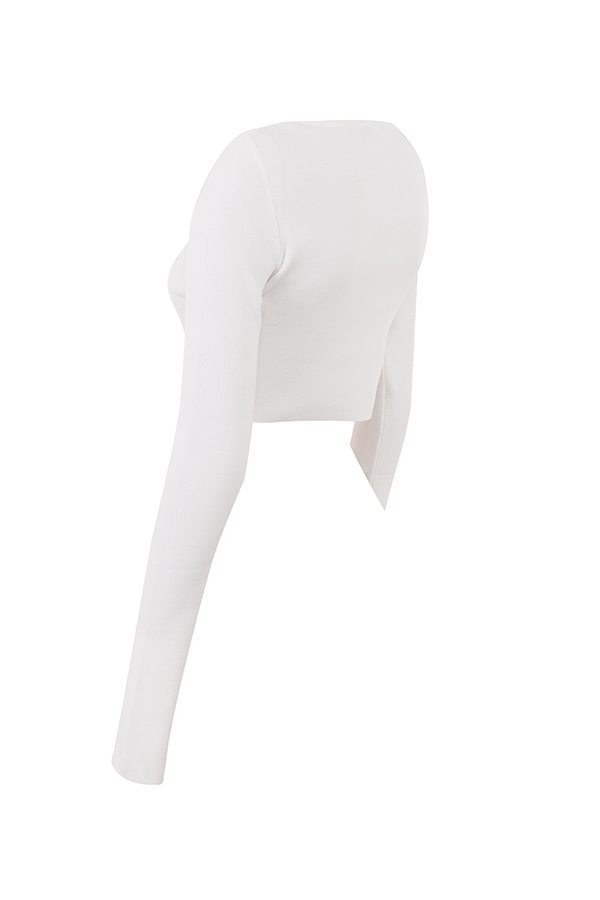 Eloise-Ivory Cropped Cardigan - SALE