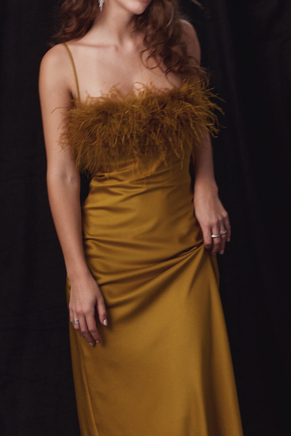 Renee-Chartreuse Maxi Dress