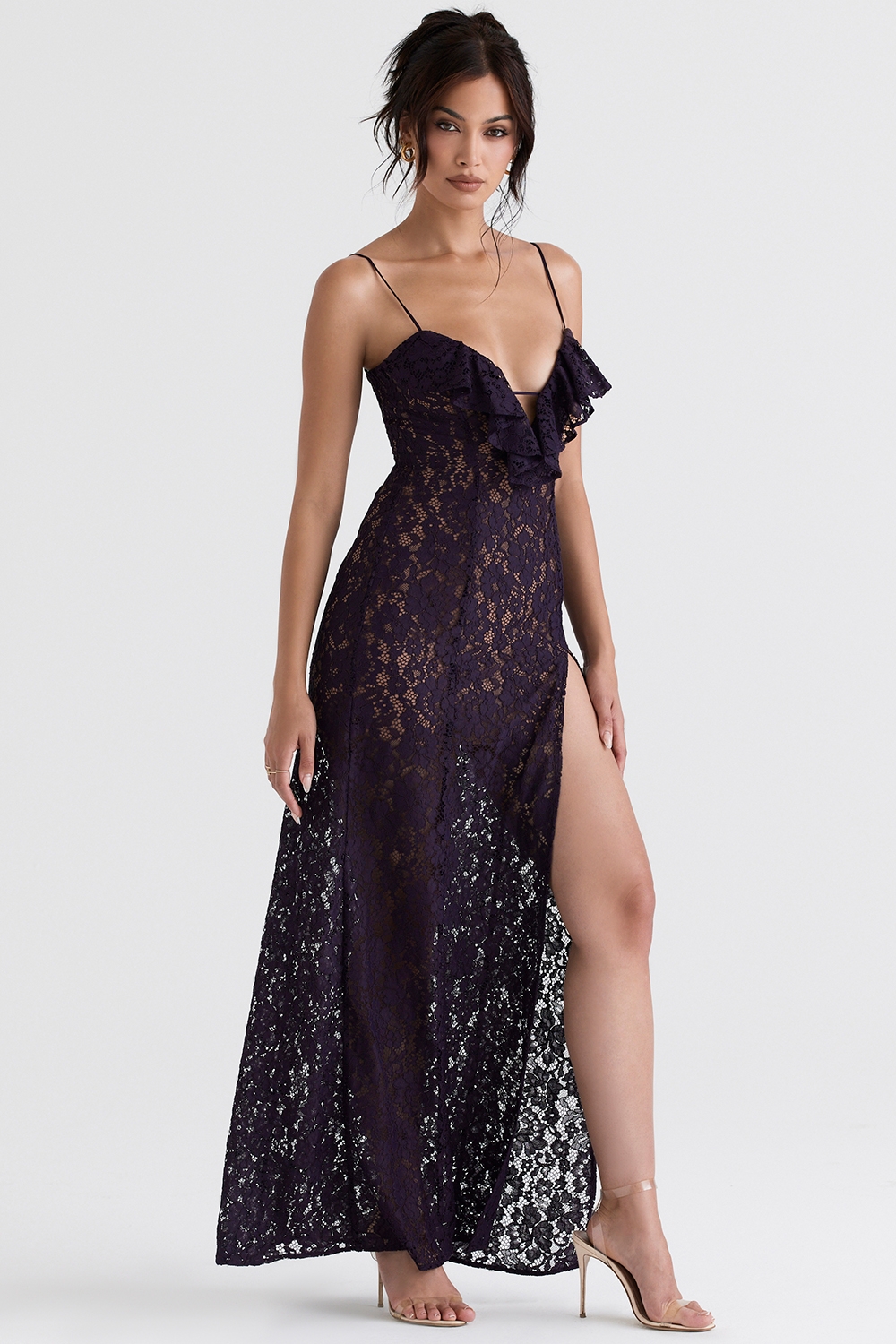 Malia-Night Shade Lace Maxi Dress